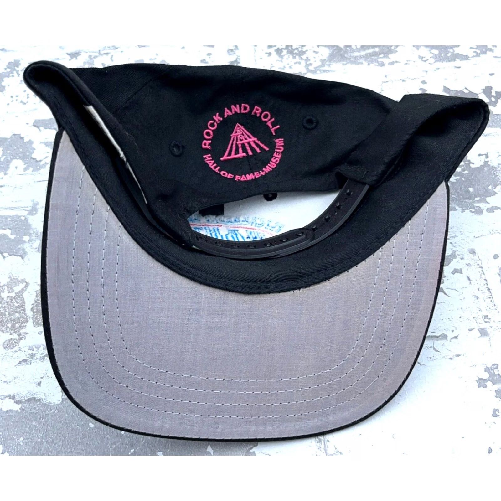 Vintage VINTAGE Rock And Roll Hall of Fame Hat Cap Snapback 90s Mens Black Size ONE SIZE - 3 Thumbnail