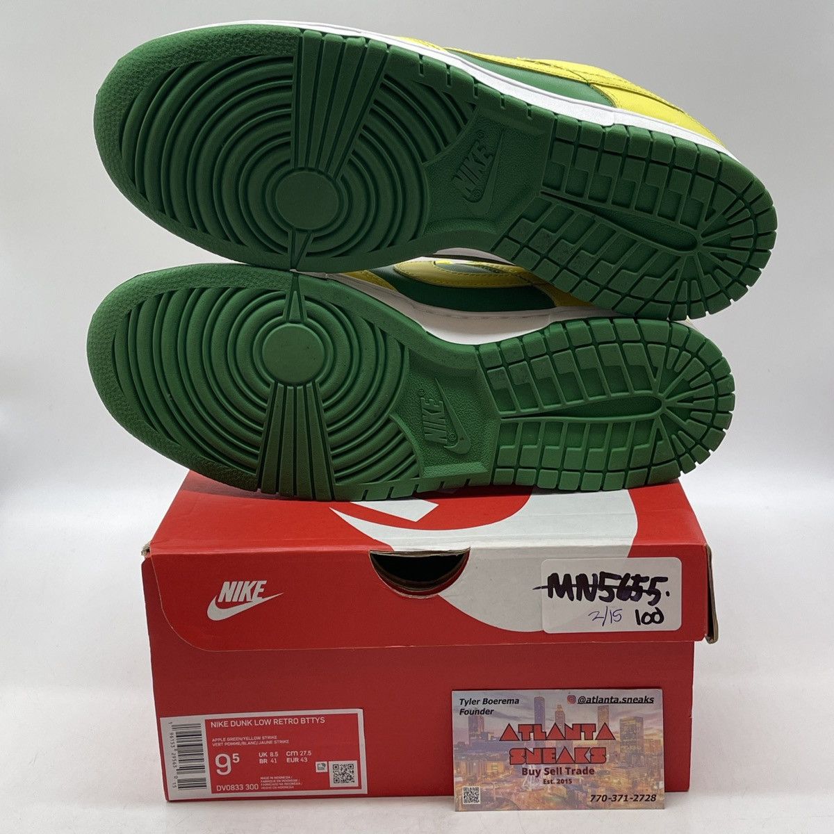 Nike Dunk low reverse Brazil Size US 9.5 / EU 42-43 - 7 Thumbnail
