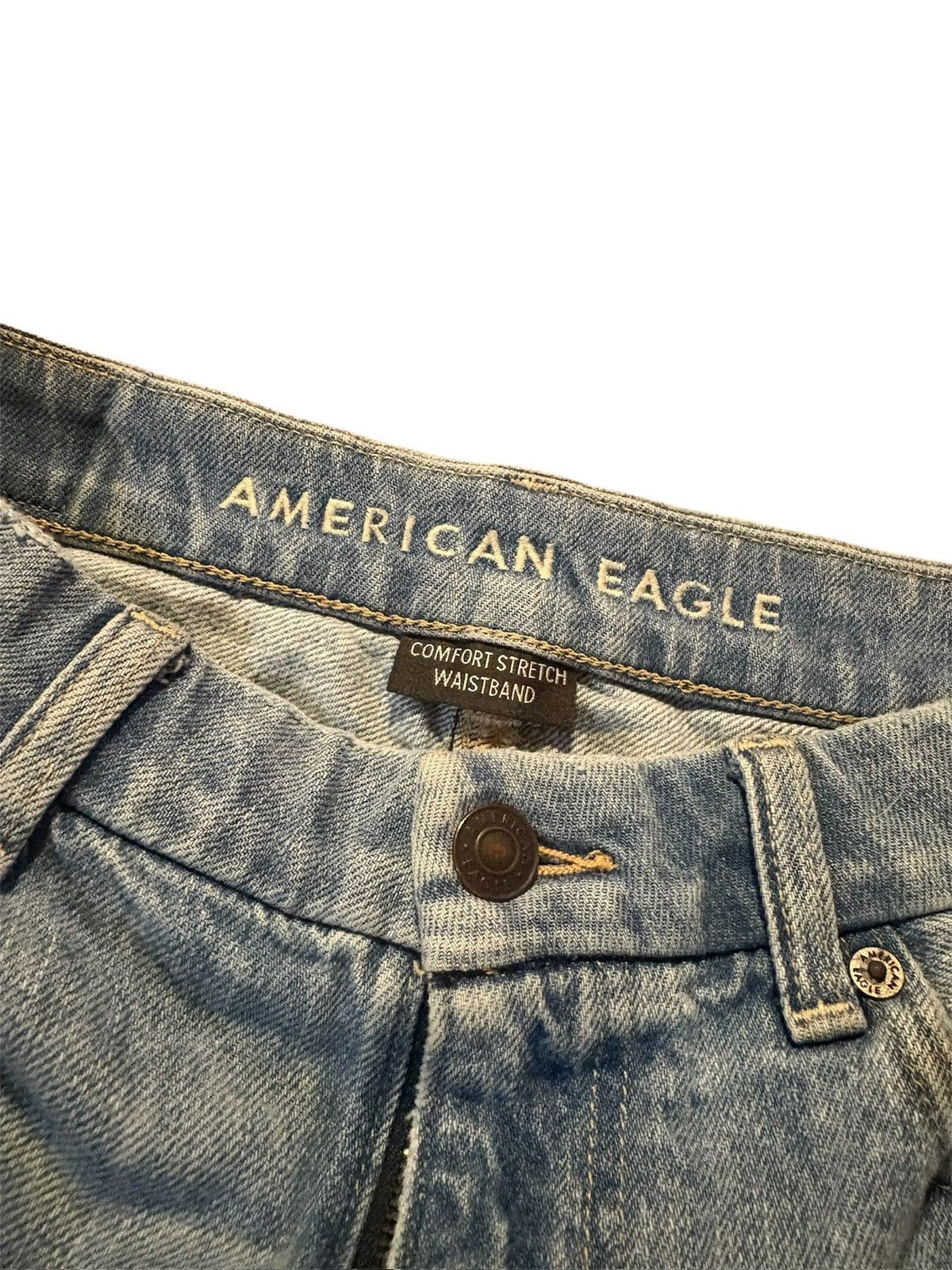 American Eagle Outfitters American Eagle Distressed Denim Shorts - Size 2 Size 26" / US 2 / IT 38 - 2 Thumbnail