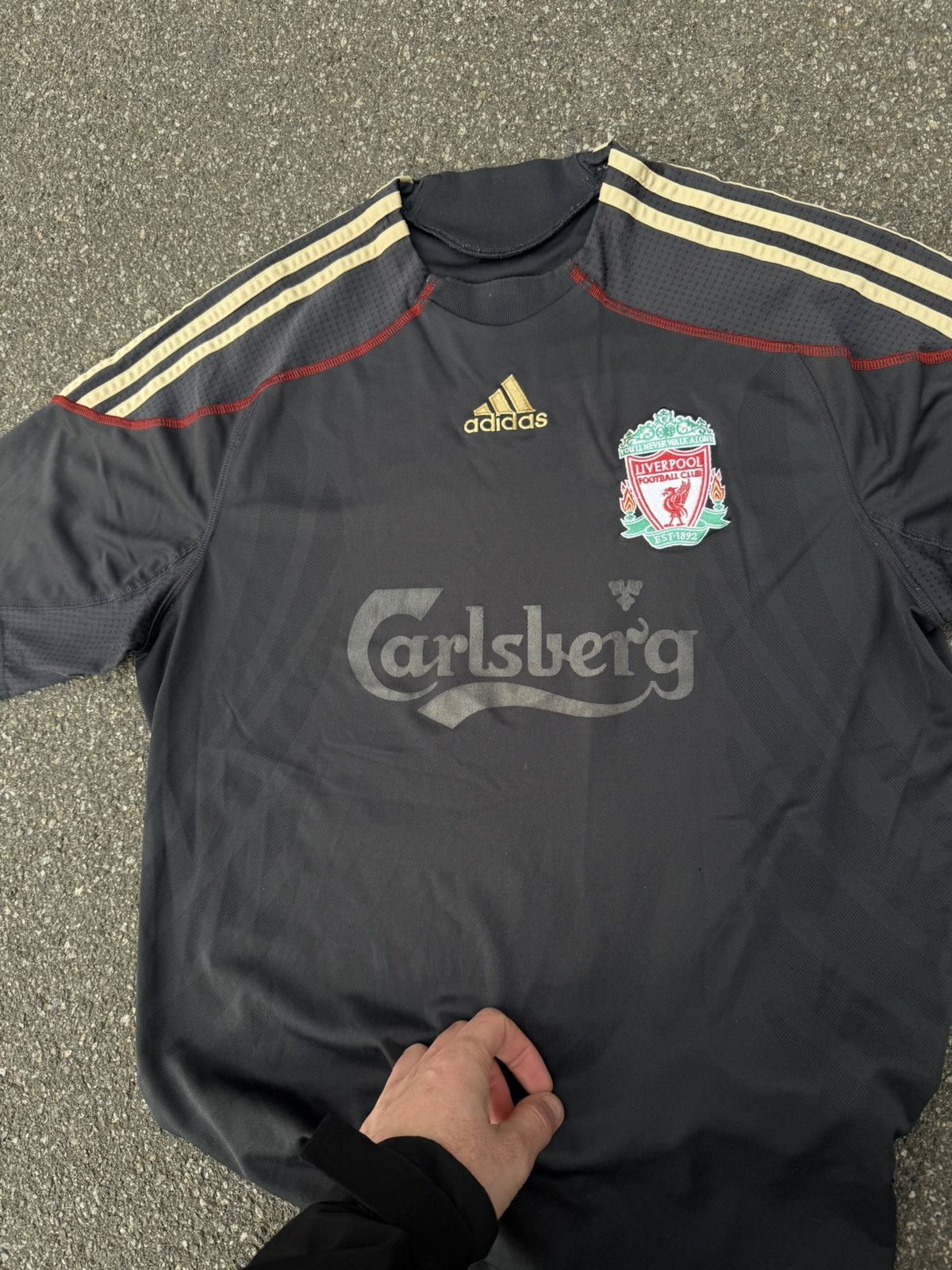 Adidas Vintage Y2K Liverpool 2009 Soccer Rare Blokecore Jersey Size US M / EU 48-50 / 2 - 5 Thumbnail