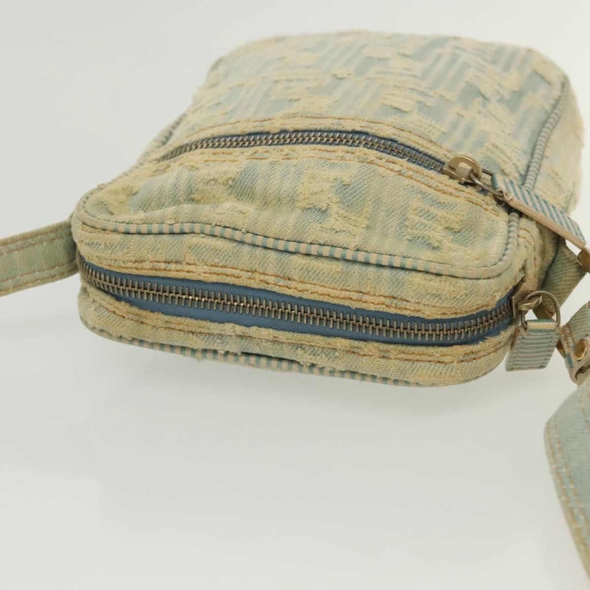 Fendi FENDI Shoulder Bag Denim Light Blue Gold Size ONE SIZE - 6 Thumbnail