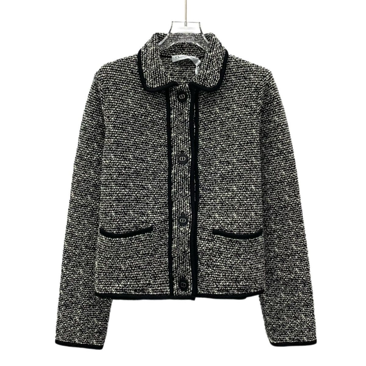 Dior Dior Colorblocked Sheep Wool Lapel Woven Tweed Jacket Size M / US 6-8 / IT 42-44 - 1 Thumbnail