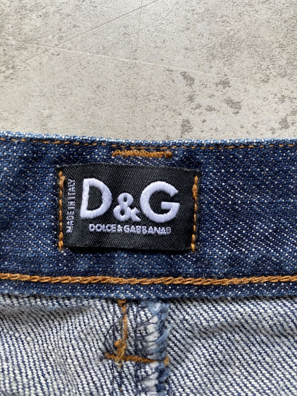 Dolce & Gabbana Vintage Dolce & Gabbana Skirt Denim Y2K like Versace Size 32" / US 10 / IT 46 - 9 Thumbnail