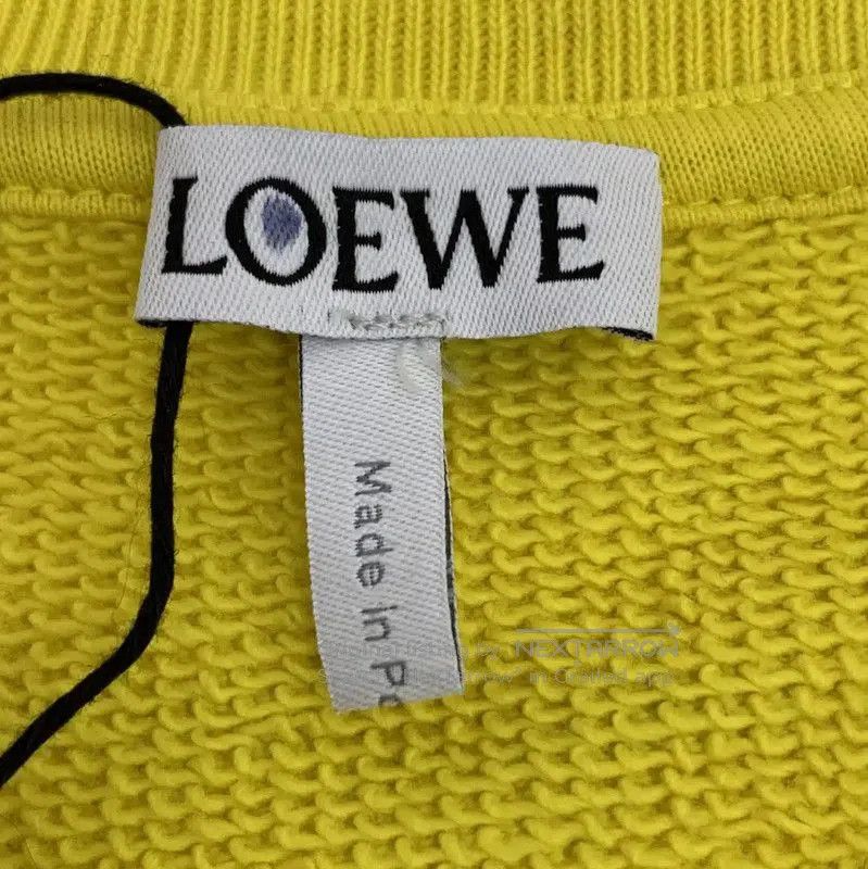 Loewe Loewe Yellow Cotton Women's Sweatshirt . Size XS / US 0-2 / IT 36-38 - 5 Thumbnail