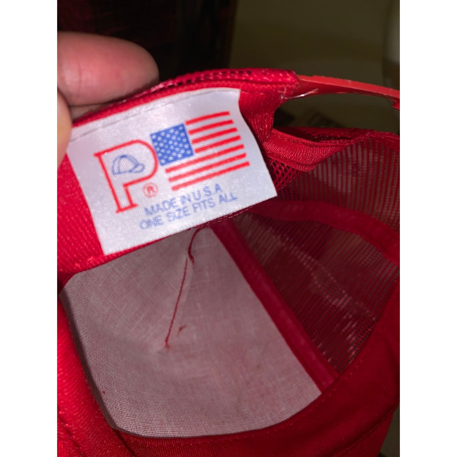 Other × Vintage Vtg Shell Pipe Line Trucker Hat Red Made In USA Petroliana Size ONE SIZE - 6 Thumbnail