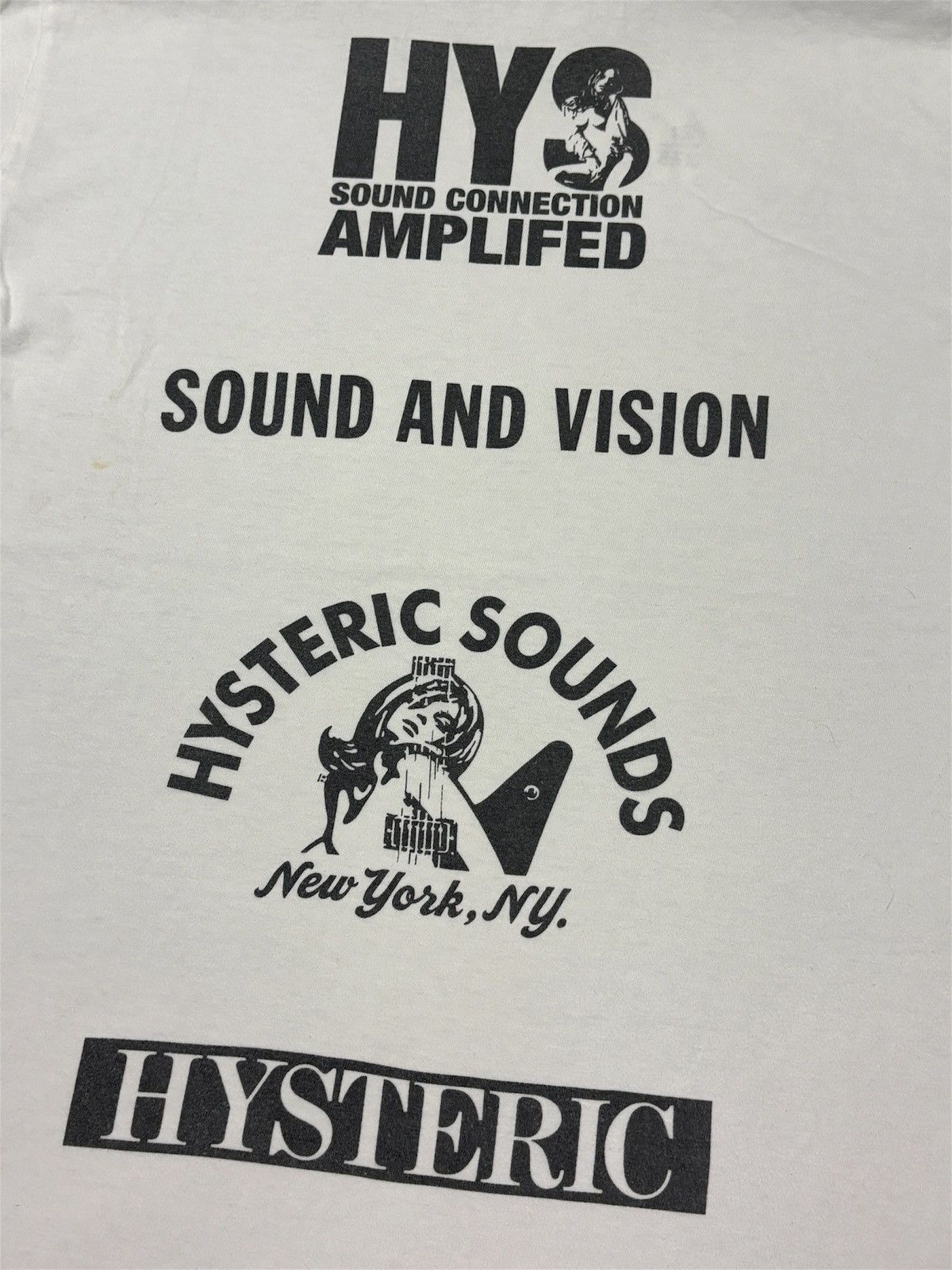 Hysteric Glamour 💸BINDING OFFER💸HYSTERIC GLAMOUR “SOUND AND VISION TEE💥 Size US M / EU 48-50 / 2 - 6 Thumbnail