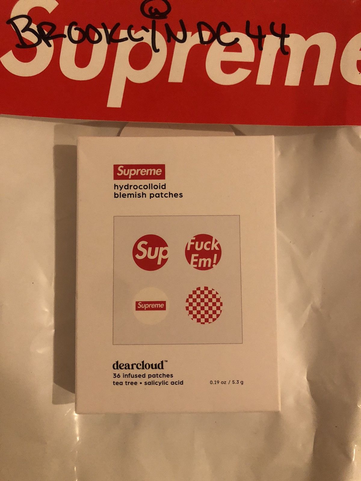 Supreme Supreme Dearcloud Blemish Patches Size ONE SIZE - 1 Thumbnail