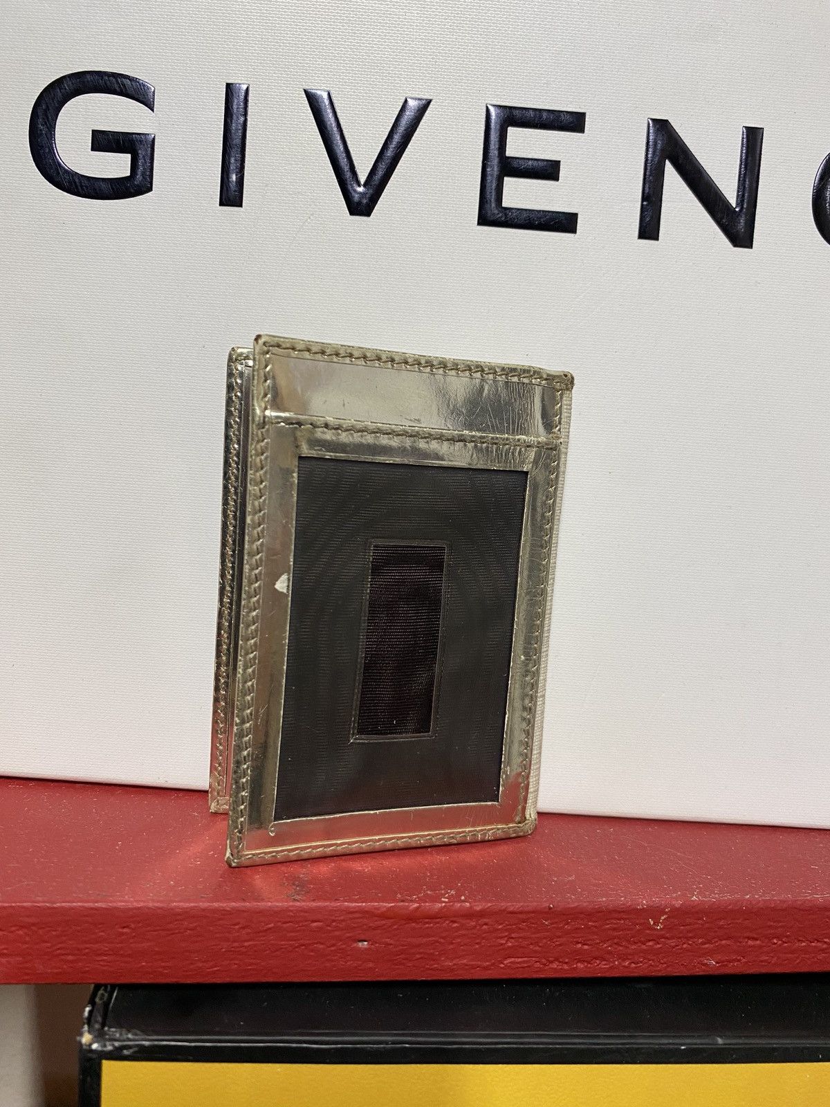 Designer Gucci GG Monogram Leather Card Holder Preowned Size ONE SIZE - 4 Thumbnail