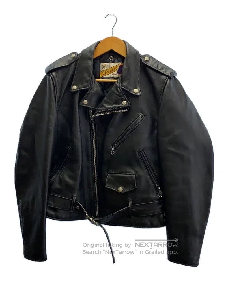 Schott Schott Cable-stayed leather jacket | Grailed