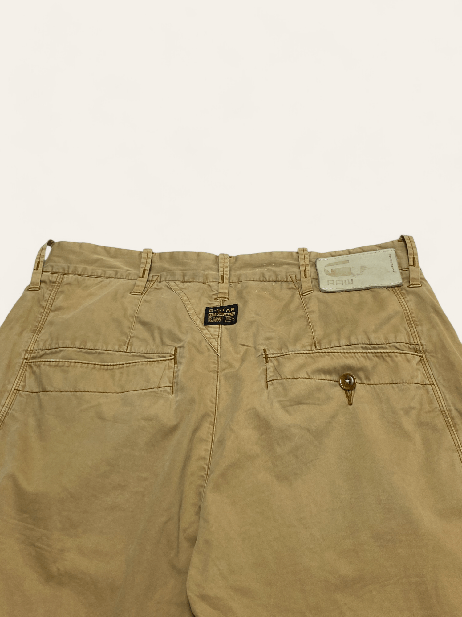 G-Star Vintage G STAR RAW Beige Pants Faded Y2k Size US 34 / EU 50 - 11 Thumbnail
