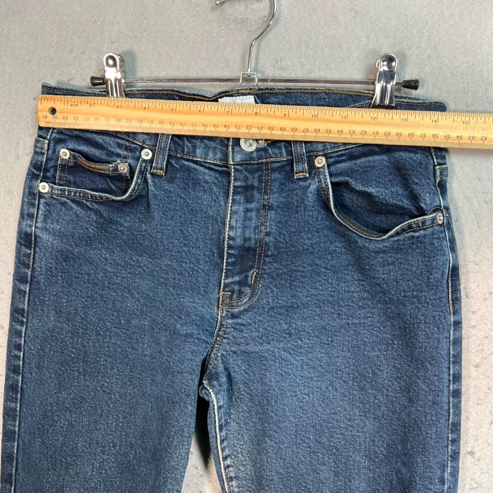 Calvin Klein Calvin Klein Jeans Boot Cut Womens Size 9 Blue Denim Cotton Blend Size 30" / US 8 / IT 44 - 7 Thumbnail