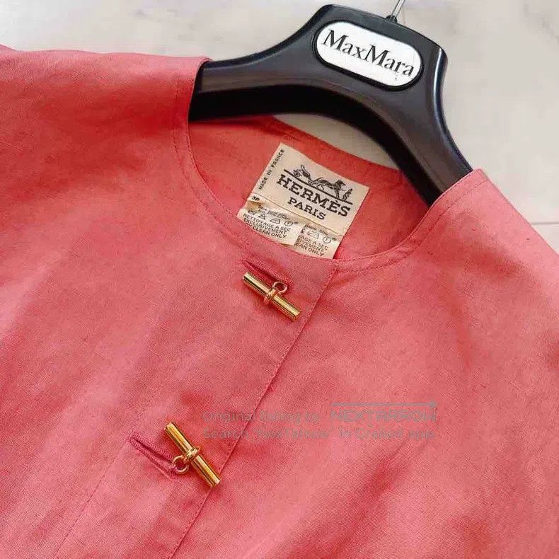 Hermes Hermes Silk Linen Dress Size XS / US 0-2 / IT 36-38 - 4 Thumbnail