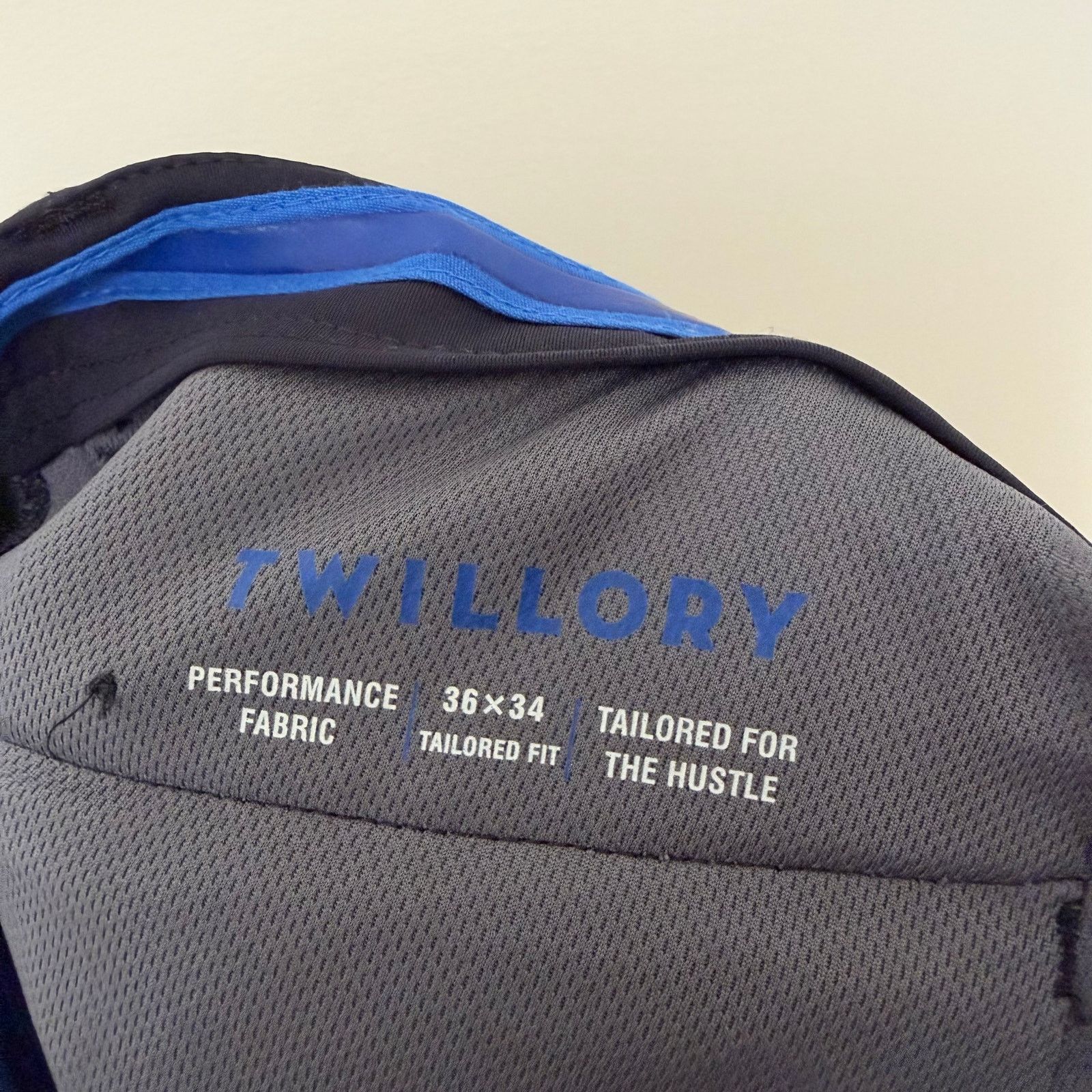 Twillory Twillory Navy Blue Performance Tailored Fit Golf Pants 36x33 Size US 36 / EU 52 - 2 Thumbnail