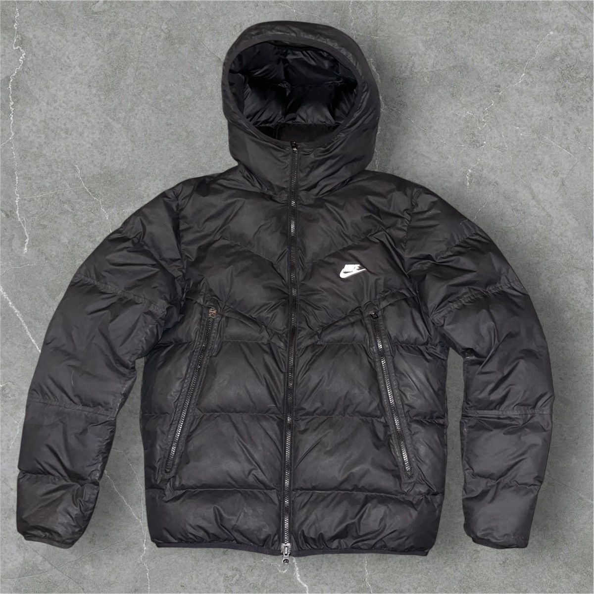 Nike × Vintage Vintage Original Nike Puffer Jacket/Winter Jacket M Black Size US M / EU 48-50 / 2 - 1 Thumbnail