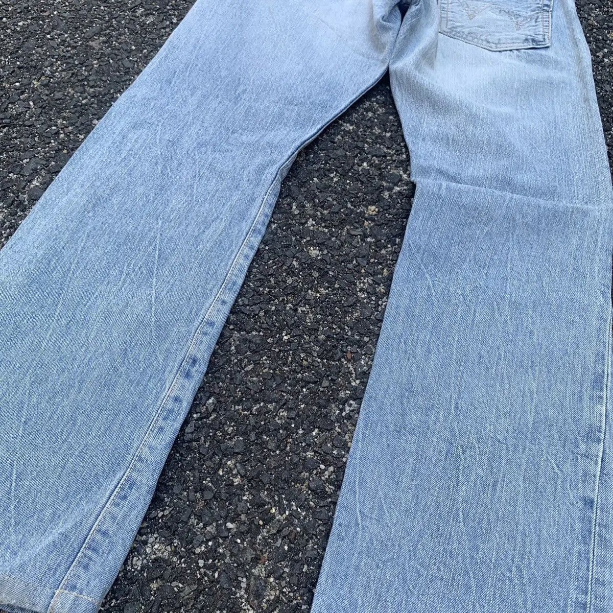 Self Edge 💥 REDLINE 💥 Vintage Edwin 505 Jeans Light Wash Denim Pants Size US 29 - 15 Thumbnail