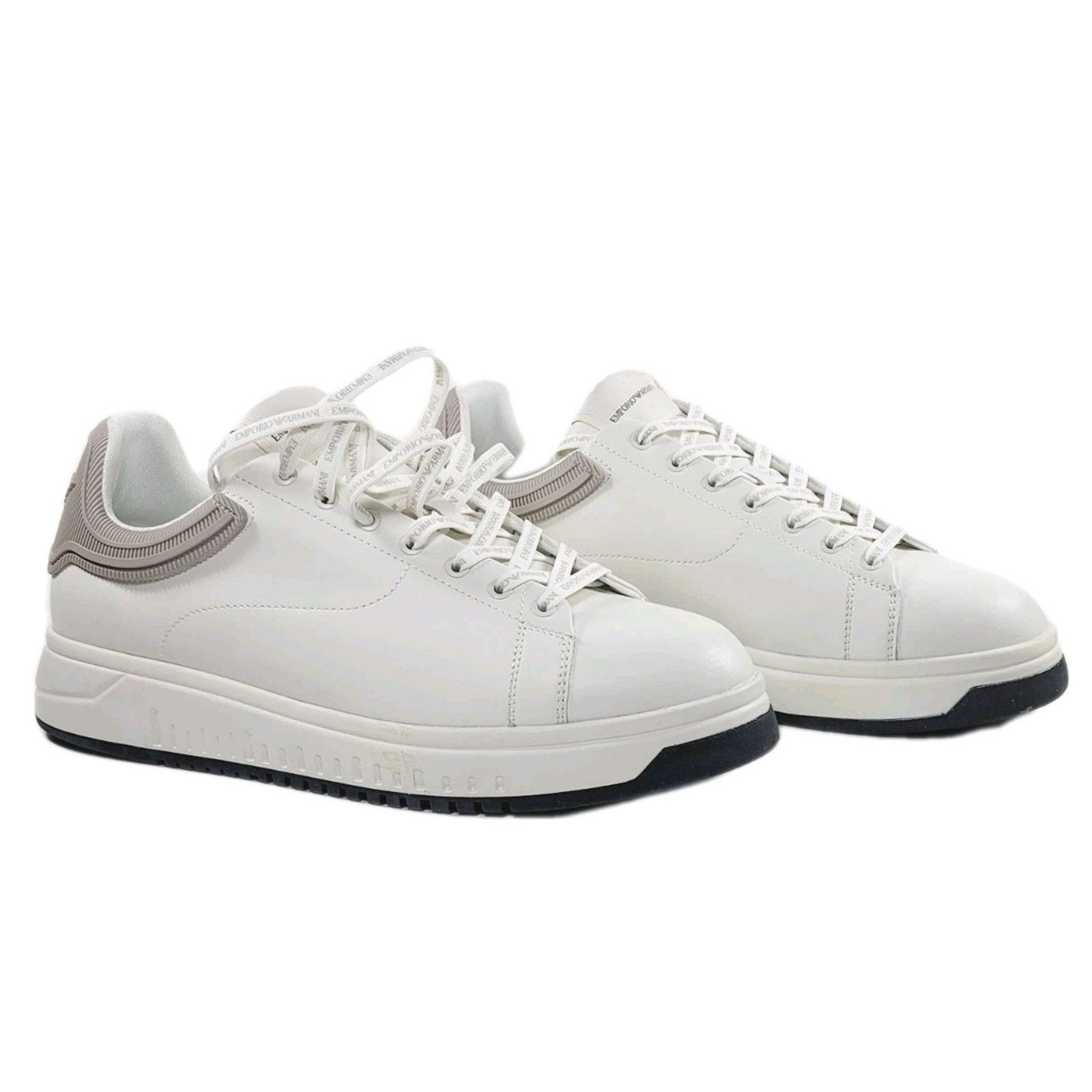 Emporio Armani EMPORIO ARMANI X4X264 XN001 Men's White Low-Top US SIZE12 Size US 12 / EU 45 - 1 Thumbnail