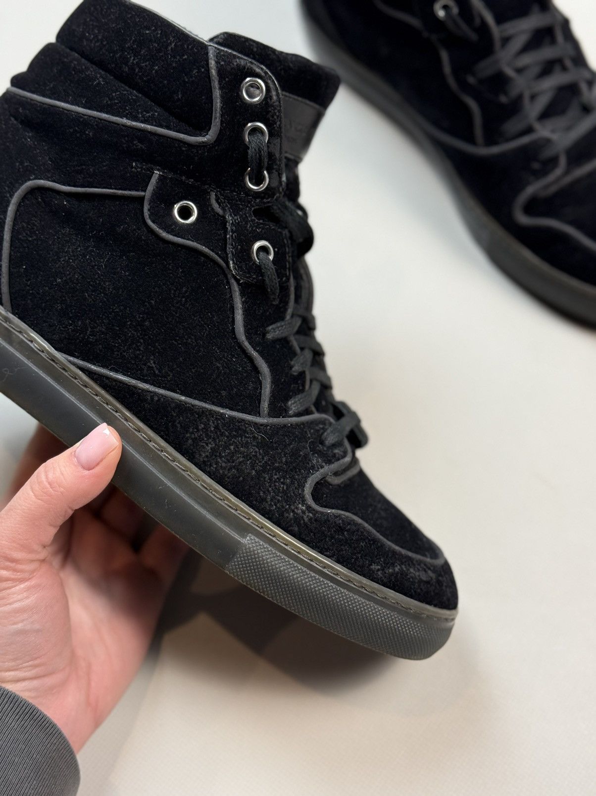 Balenciaga Balenciaga City Suede High Top Lace Up Basket Sneakers Shoes Size US 8 / IT 38 - 5 Thumbnail
