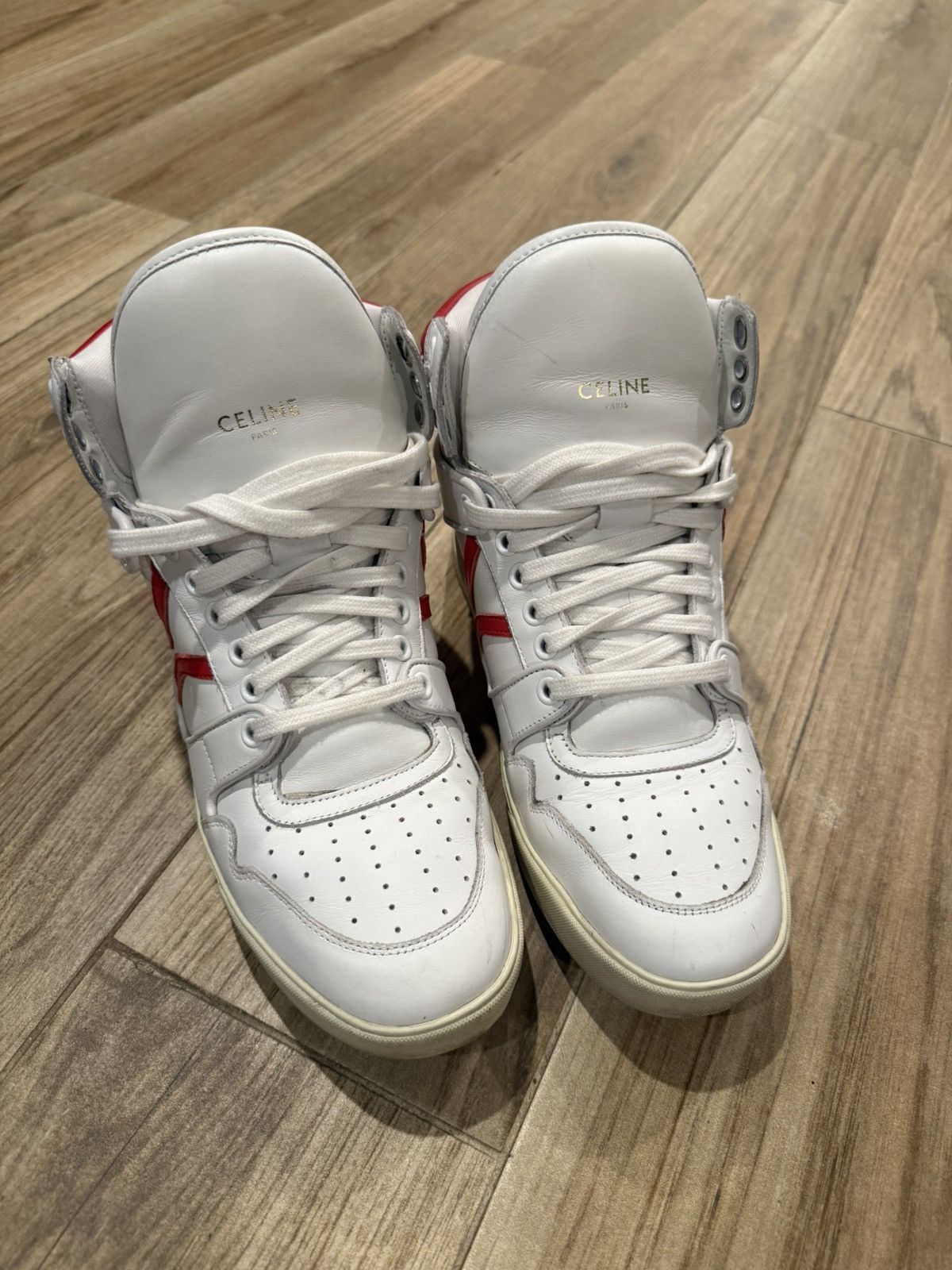 Celine Celine Break High Top Sneakers Size US 8 / EU 41 - 3 Thumbnail