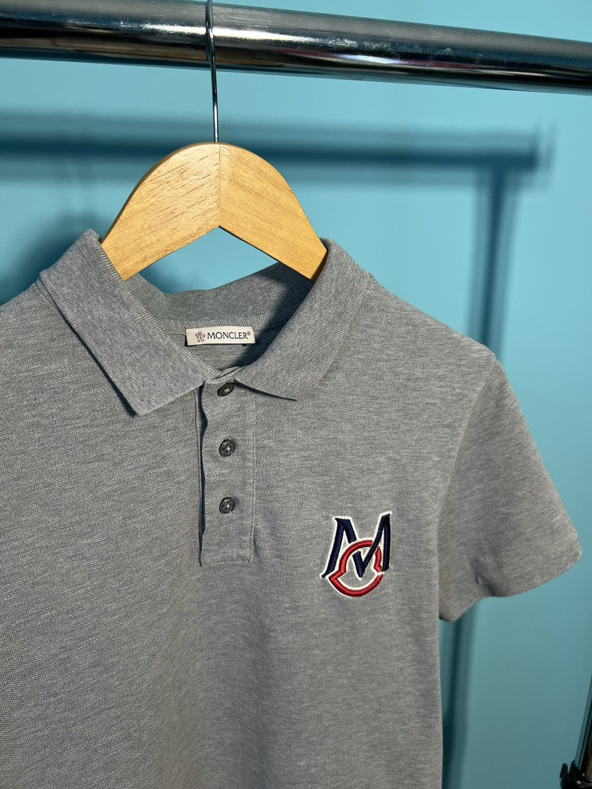 Moncler Moncler Polo Rare Logo Manica Corta Size US M / EU 48-50 / 2 - 4 Thumbnail