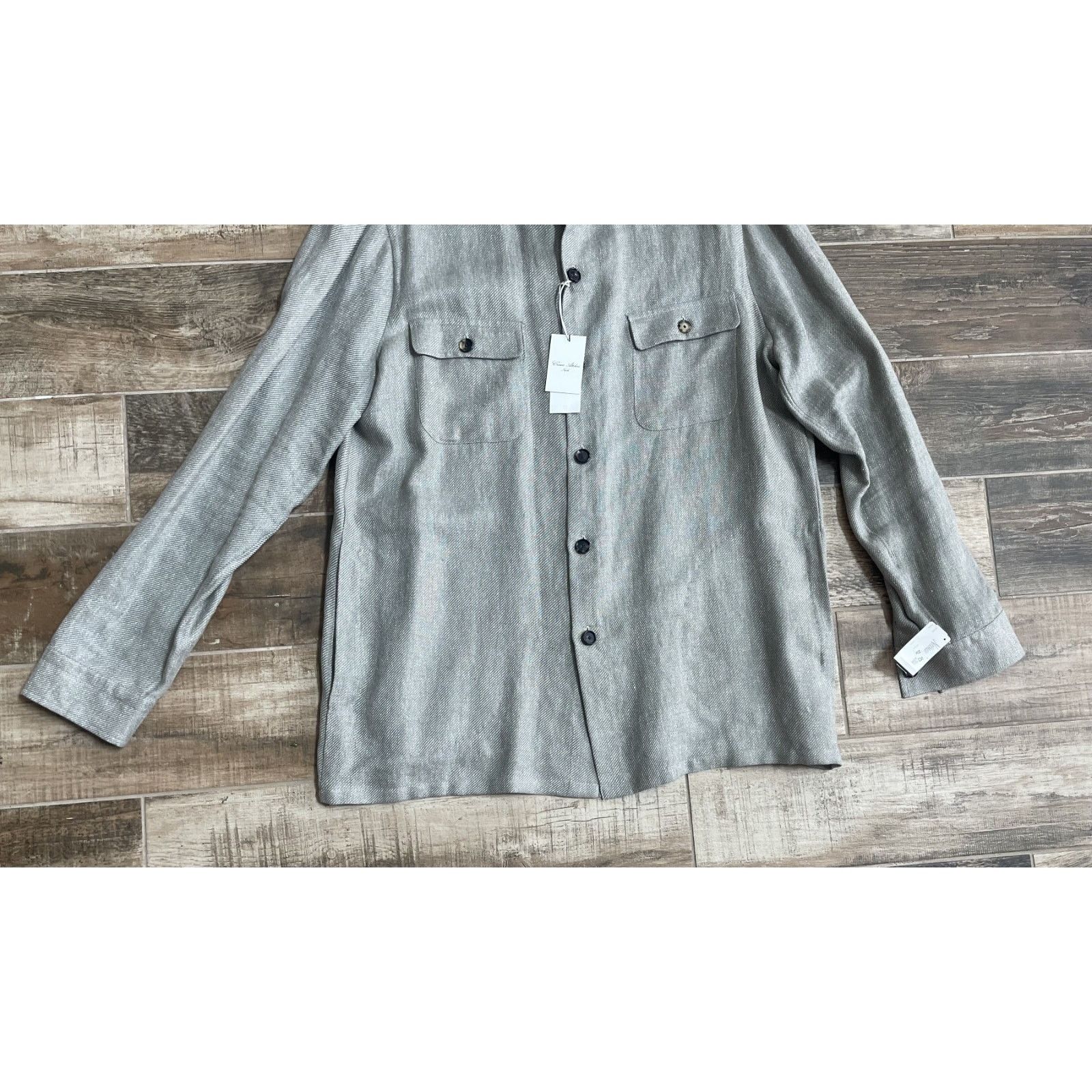 Cesare Attolini $3,800 NWT Cesare Attolini Jacket Gray Italian Wool 58/3XL Size US XXL / EU 58 / 5 - 3 Thumbnail