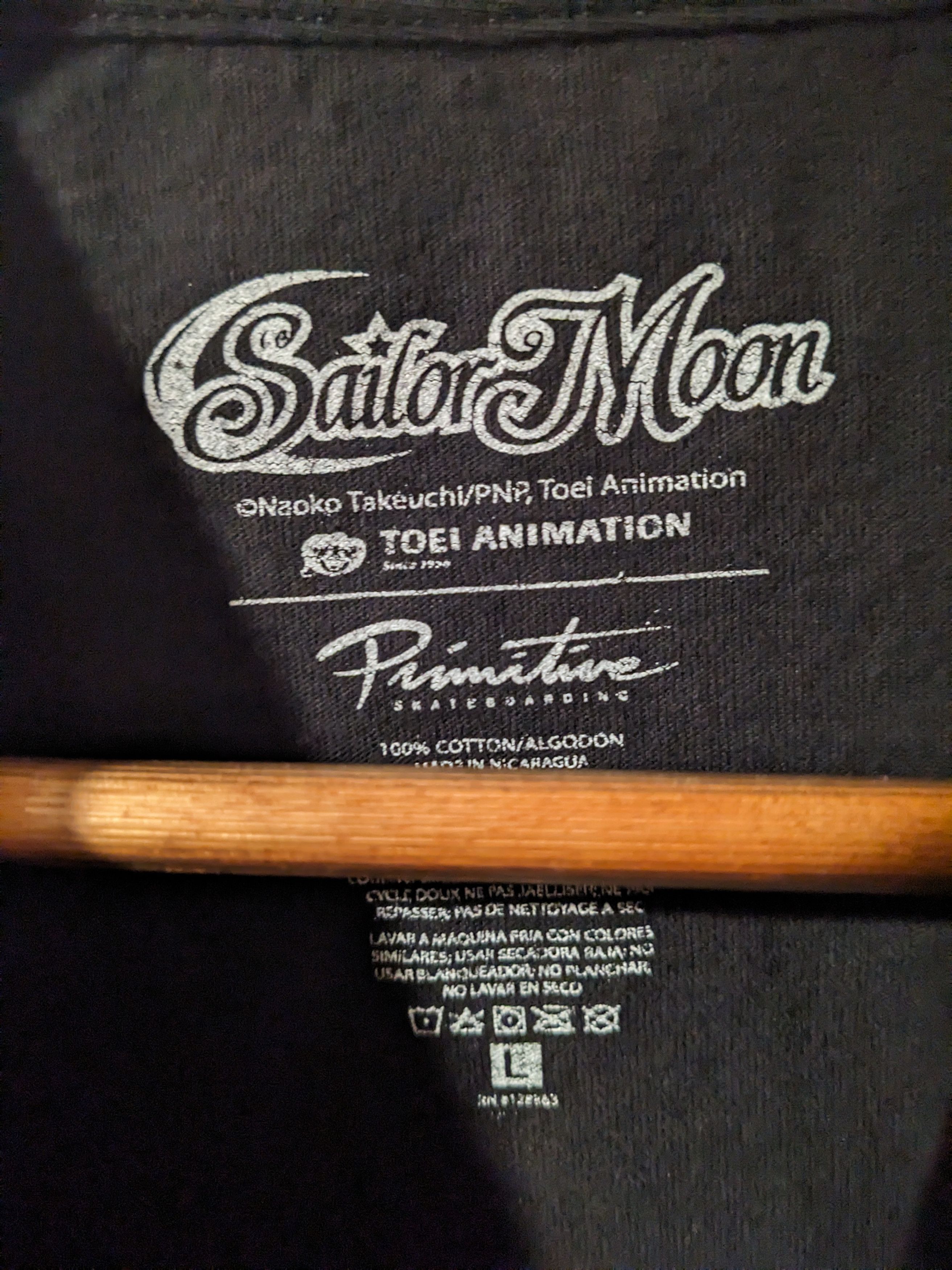 Cartoon Network × Primitive Primitive x Sailor Moon Streetwear Black Large T-Shirt Size US L / EU 52-54 / 3 - 3 Thumbnail