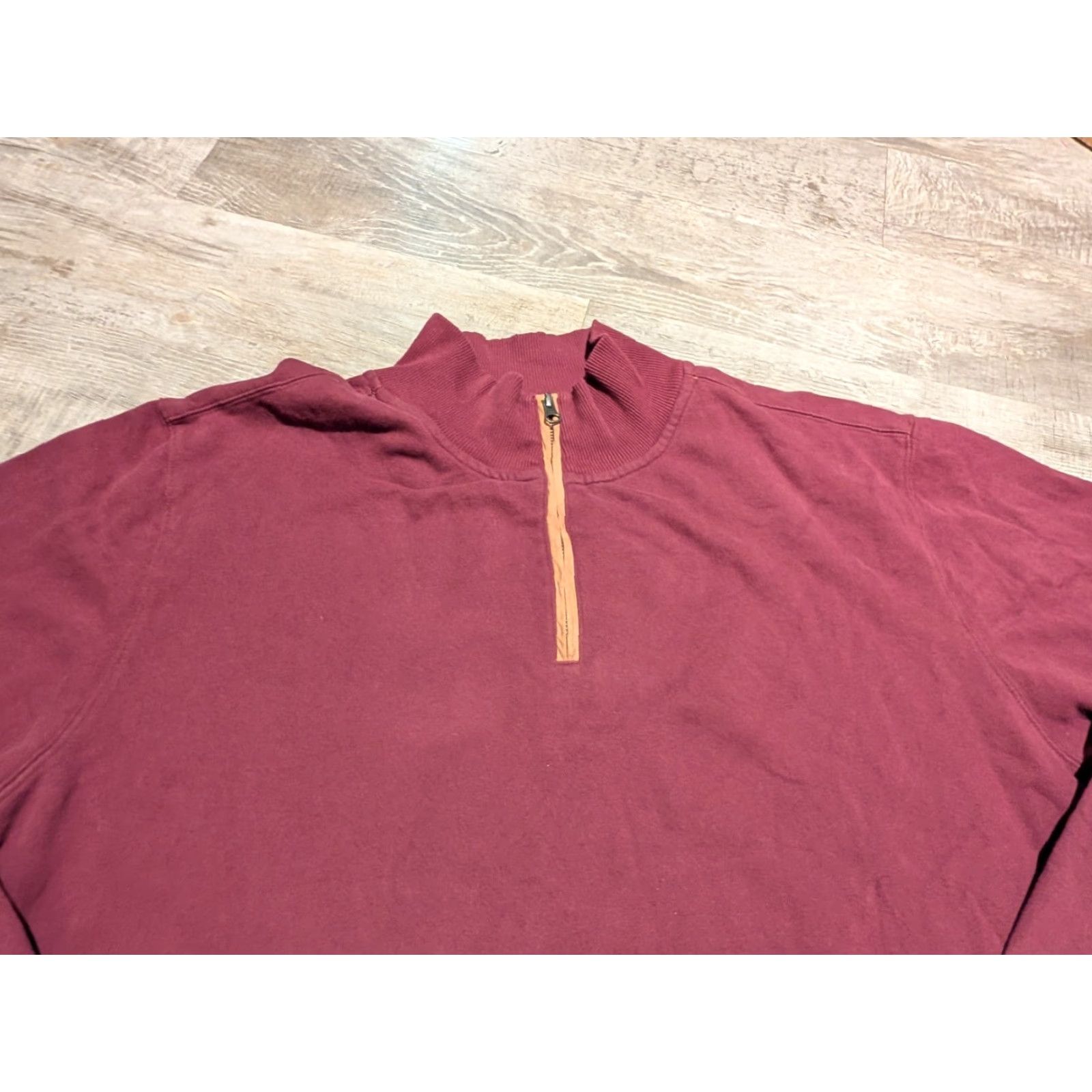 Vintage VINTAGE Woolly Dry Goods 1/4 Zip Long Sleeve Elbow Patches Sweater Sz 3XL Tall Burgundy Size US XXL / EU 58 / 5 - 4 Thumbnail