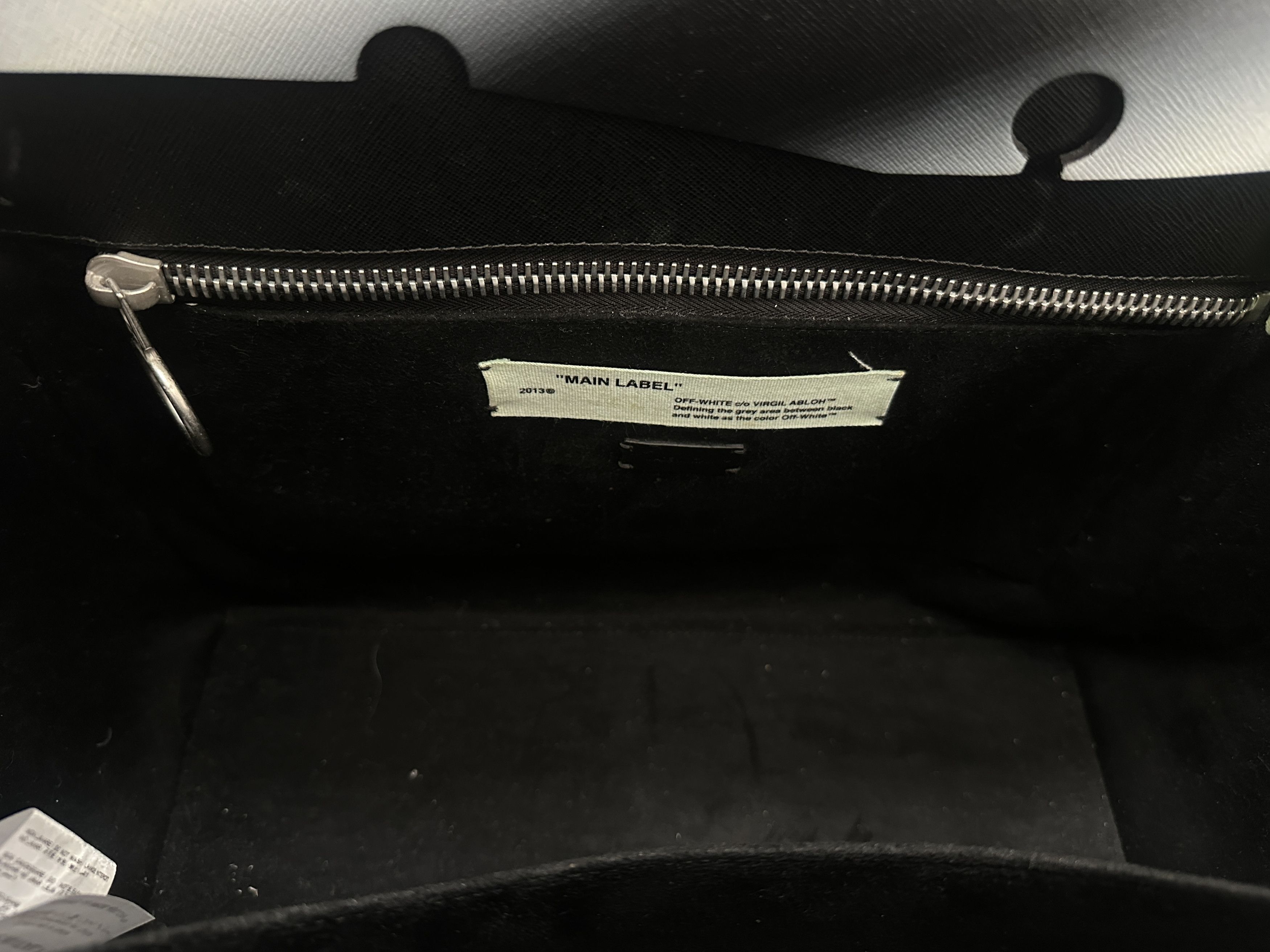 Off-White OFF-WHITE & Virgil Abloh Hand Held XL Tote Bag Size ONE SIZE - 16 Thumbnail