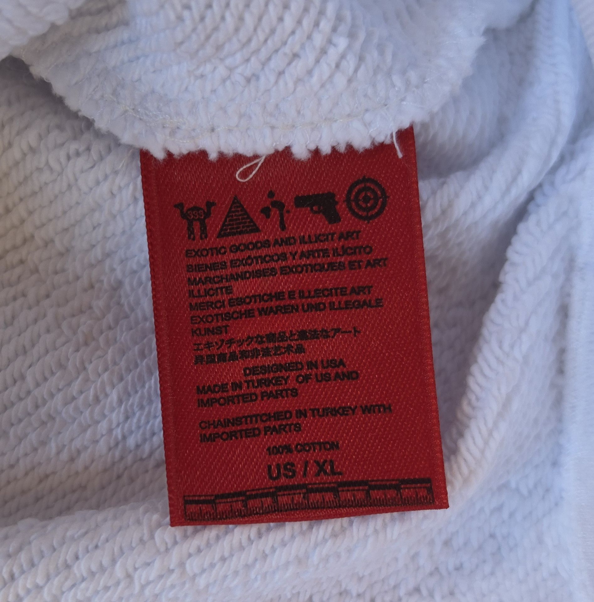 murd333r.fm MURD333R.FM WHITE PEACEMAKER HOODIE Size US XL / EU 56 / 4 - 4 Thumbnail