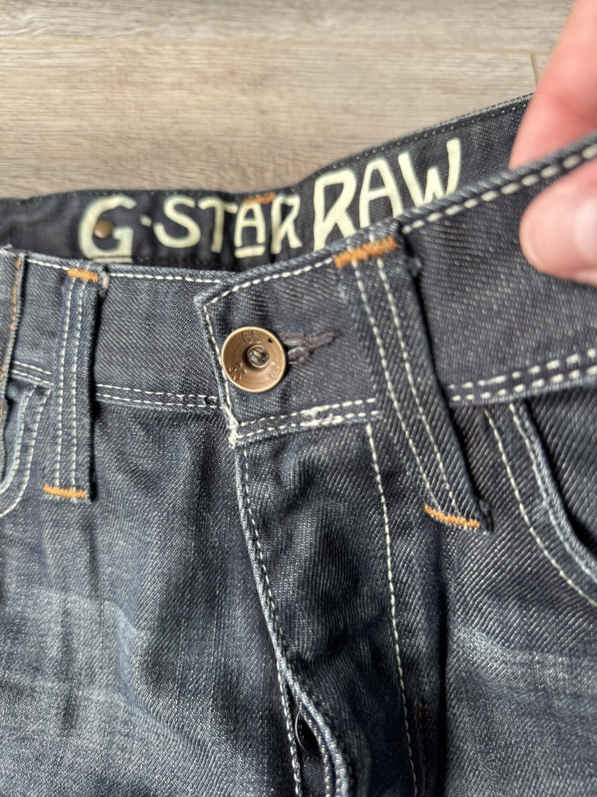 G-Star G Star Raw Straight Fit Men's Jeans Size US 32 / EU 48 - 9 Thumbnail
