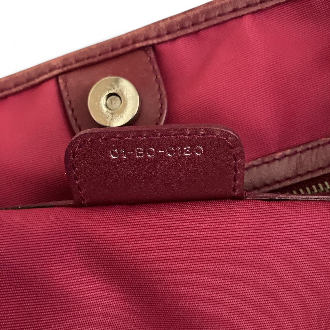 Dior Dior - Cannage Pink Leather Handbag Tote Metal Logo Size ONE SIZE - 6 Thumbnail