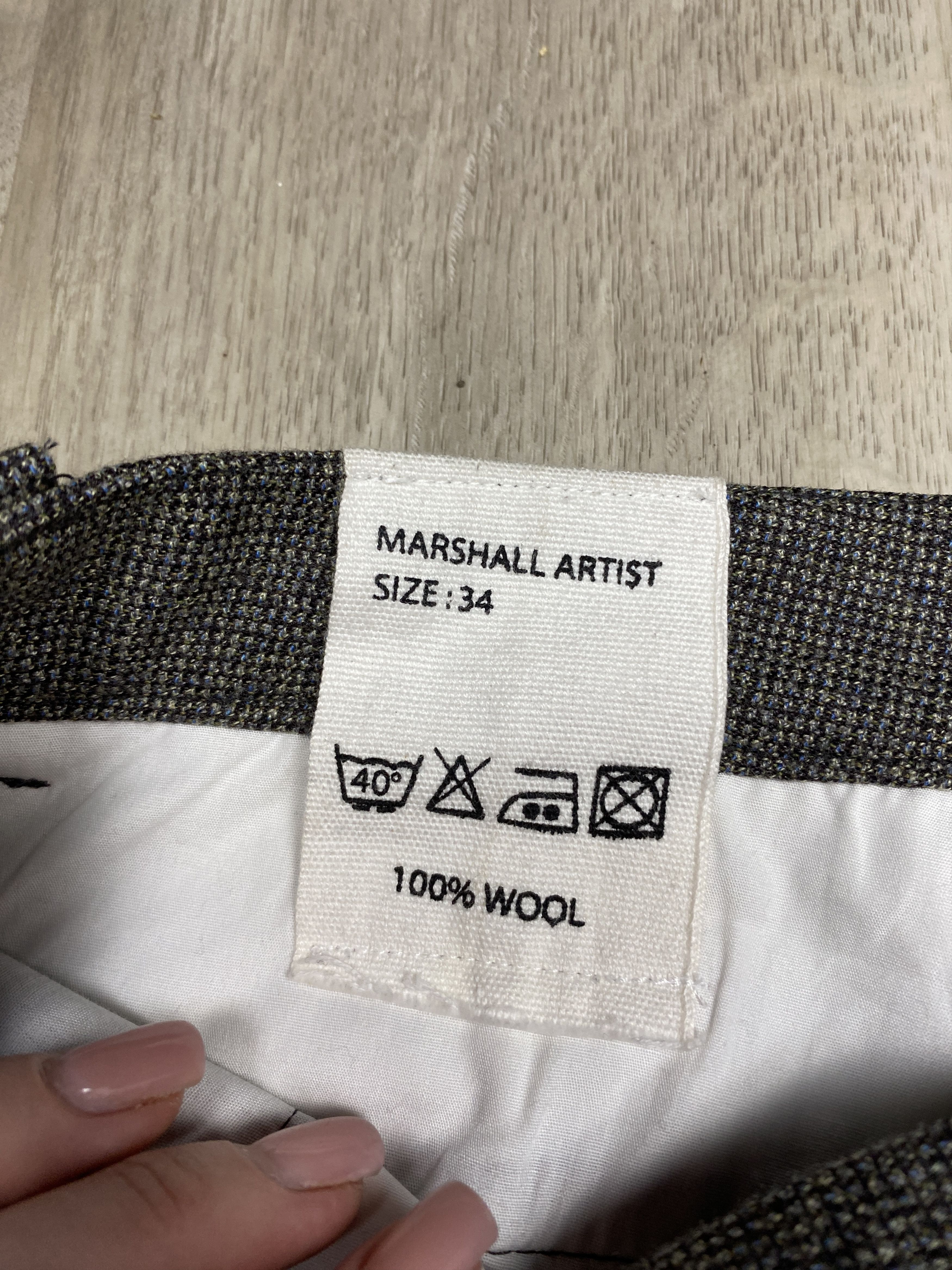 Marshall Artist Marshall Artist Vintage Mens Wool Chino Pants Size US 34 / EU 50 - 3 Thumbnail