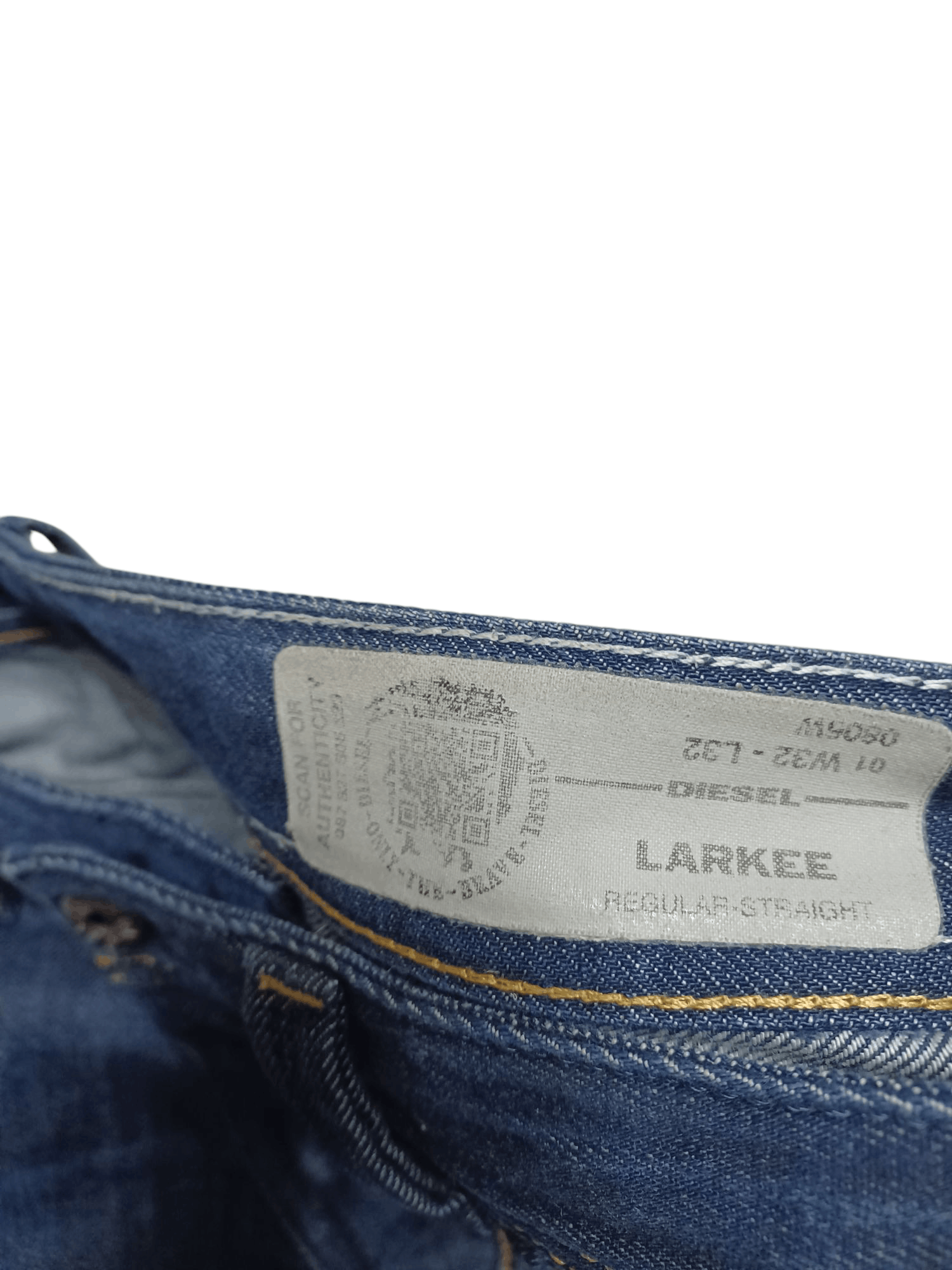 Diesel DIESEL LARKEE STRAIGHT AVANT GARDE W32 L32 JEANS DENIM Size US 32 / EU 48 - 5 Thumbnail