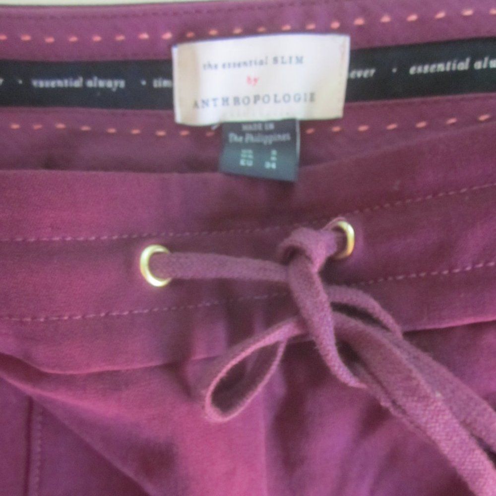 Anthropologie Essential Slim Pant Anthropologie Size 2 Size 26" / US 2 / IT 38 - 3 Thumbnail