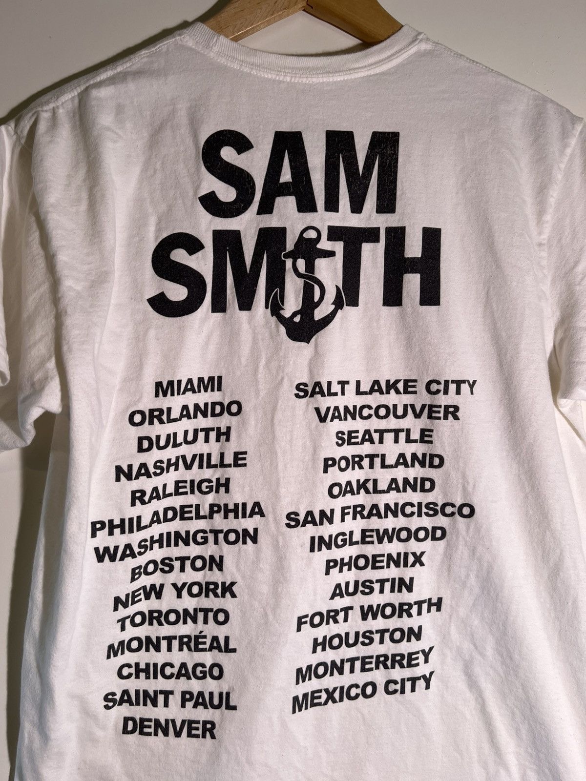 Band Tees Late Y2K 2000’s VTG Vintage Sam Smith Pop Artist Tour Shirt Size US L / EU 52-54 / 3 - 6 Thumbnail