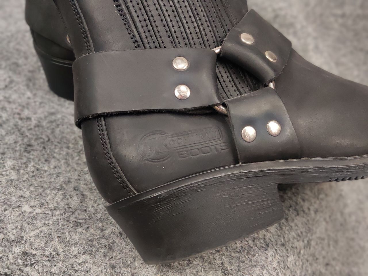 Vintage Kochmann Spain Design Western Ankle Leather Vintage Boots Size US 7 / IT 37 - 13 Thumbnail