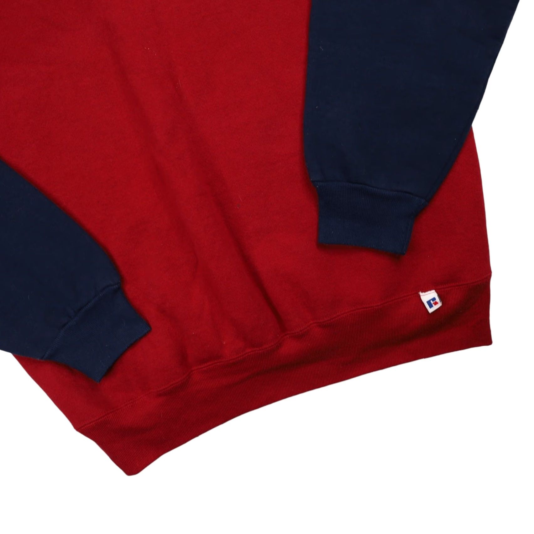 Russell Athletic VINTAGE Russell Athletic Hoodies Mens XL 2 Tone Red Size US XL / EU 56 / 4 - 3 Thumbnail