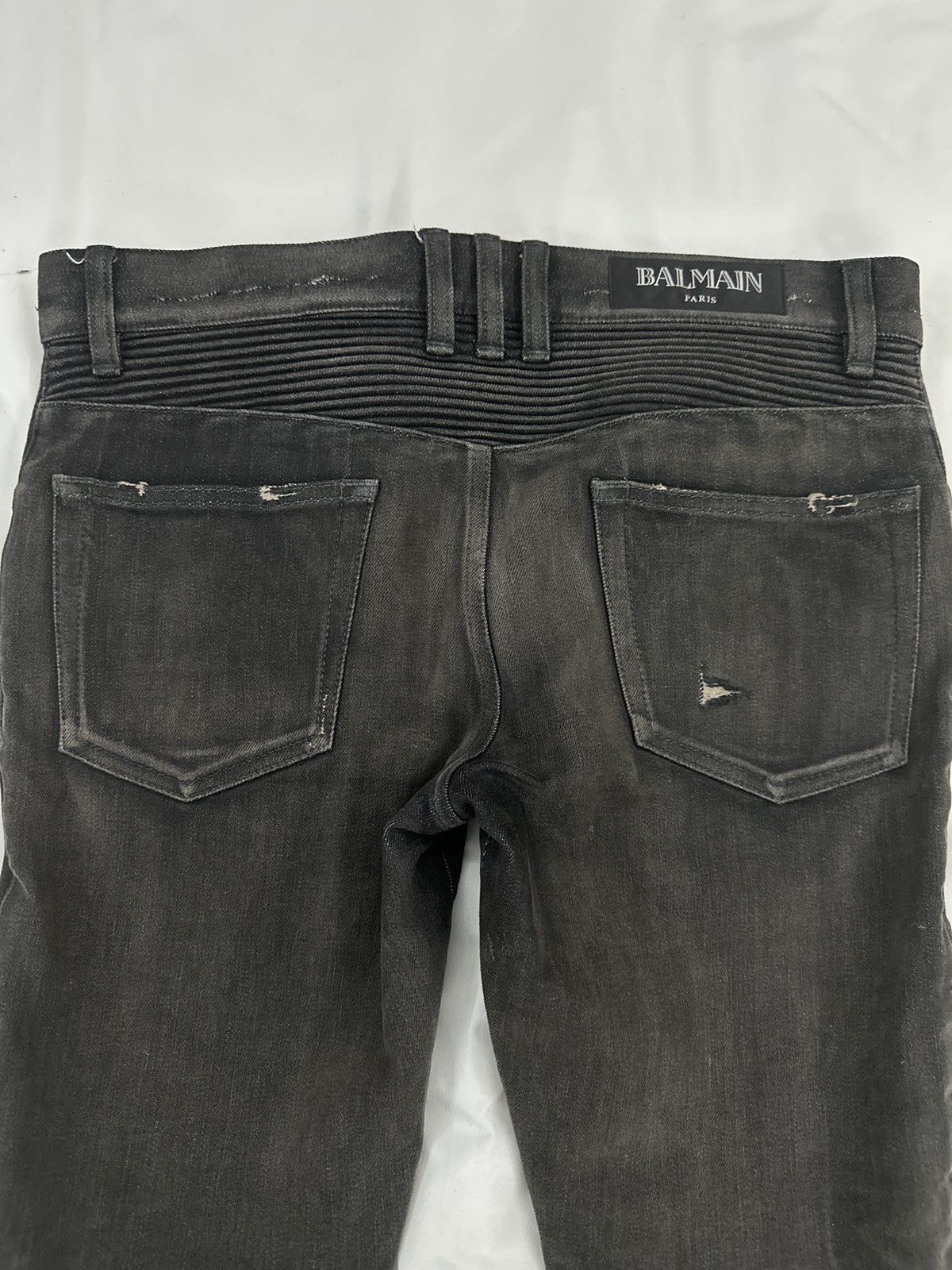 Balmain Balmain Biker Jeans Size US 29 - 4 Thumbnail