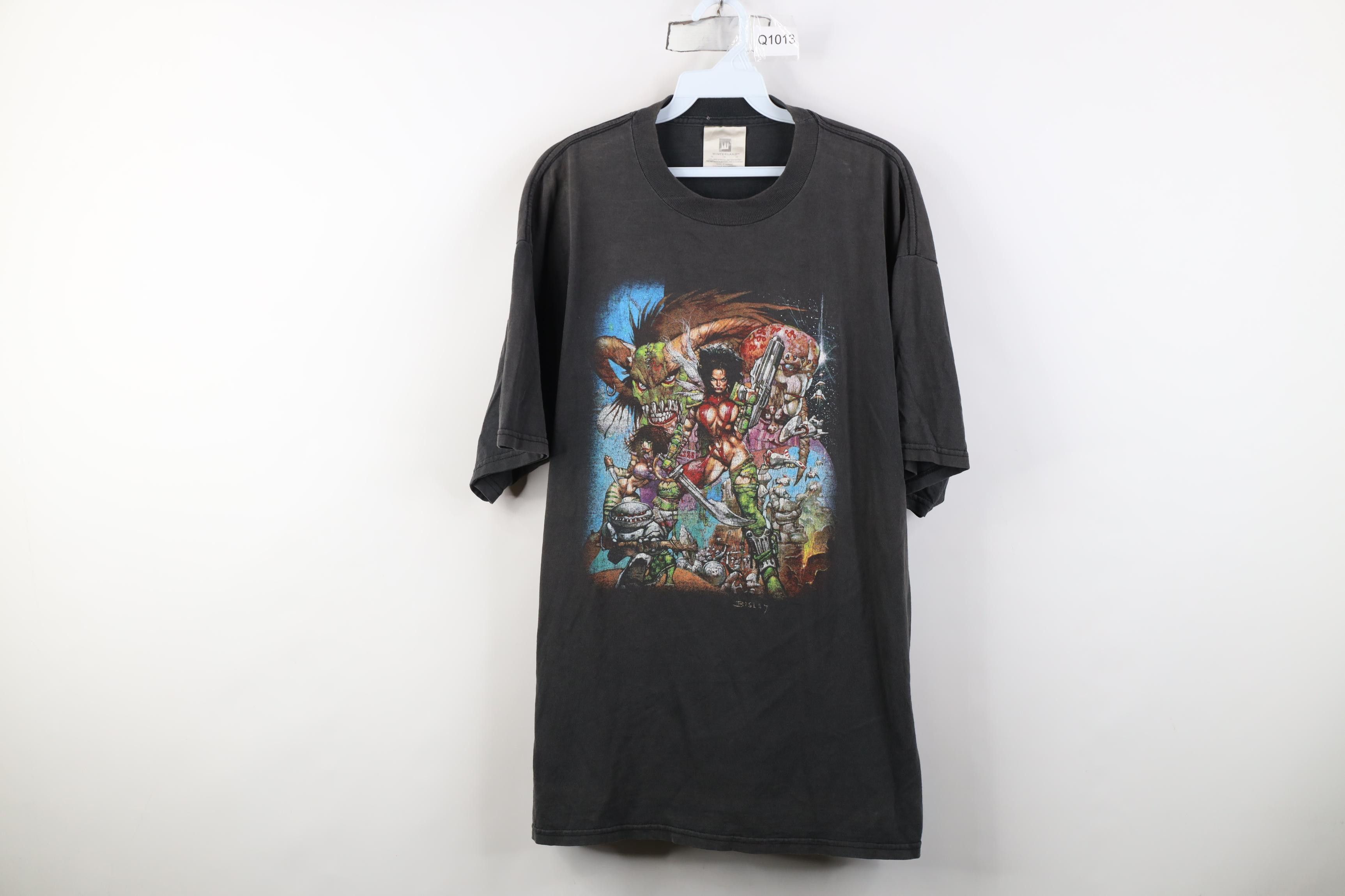 Vintage Vintage 90s Winterland Metal 2000 Movie Comic T-Shirt Black Size US XL / EU 56 / 4 - 1 Thumbnail