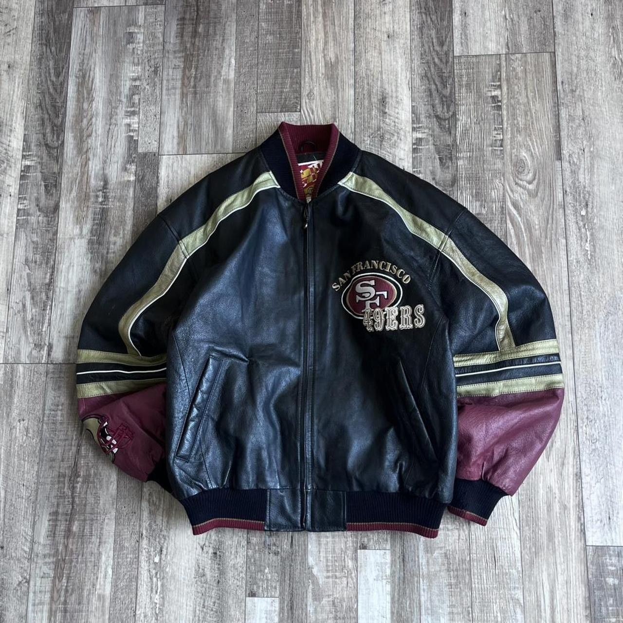 NFL Vintage San Francisco 49s leather jacket Size US L / EU 52-54 / 3 - 2 Thumbnail