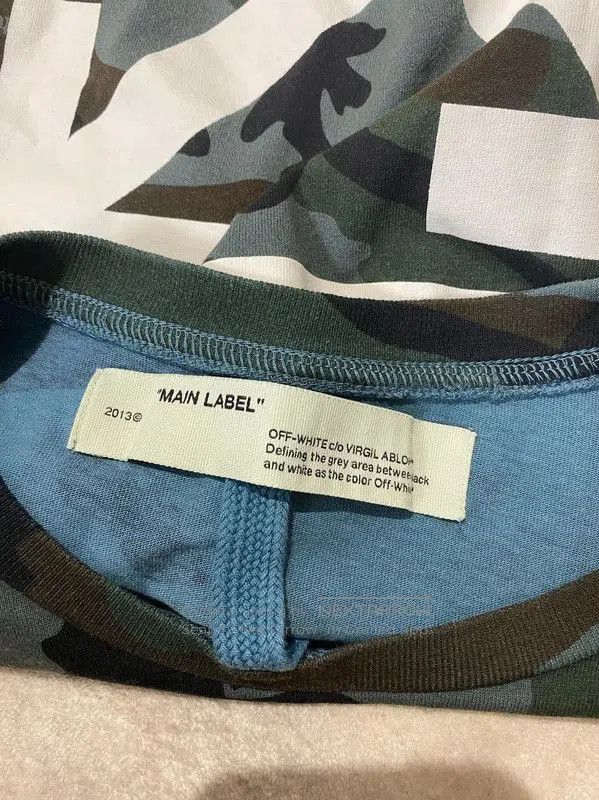 Off-White Off-White Camouflage Logo Short Sleeve T-shirt . Size US S / EU 44-46 / 1 - 5 Thumbnail