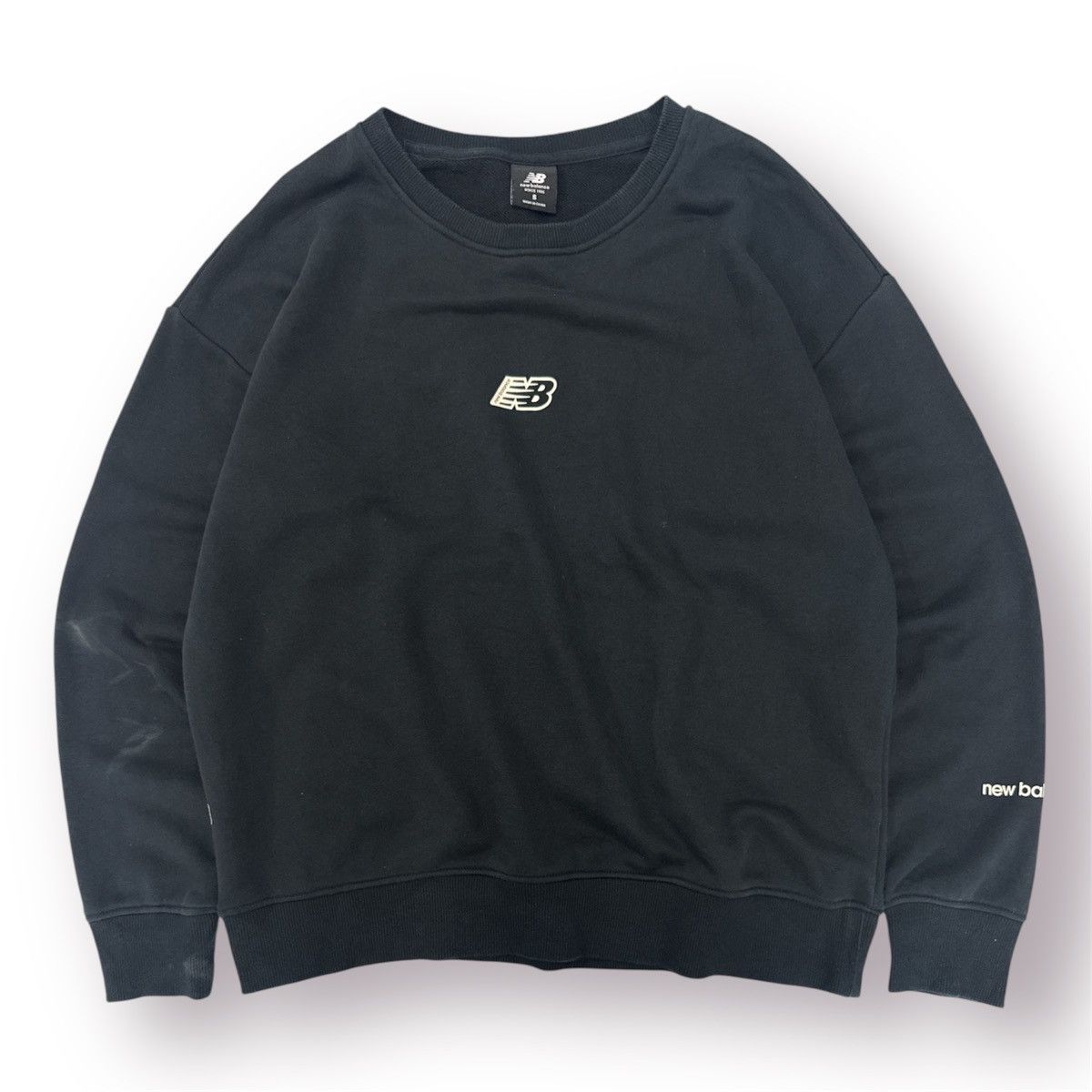 New Balance 🔥 Y2K New Balance Centre iConic Logo Boxy Sweatshirt - S Size US S / EU 44-46 / 1 - 2 Thumbnail