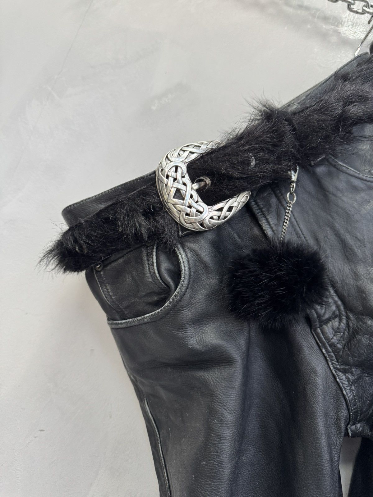 Le Grande Bleu (L.G.B.) Rare archive black fur real fuzzy hysteric glamour style Size ONE SIZE - 3 Thumbnail