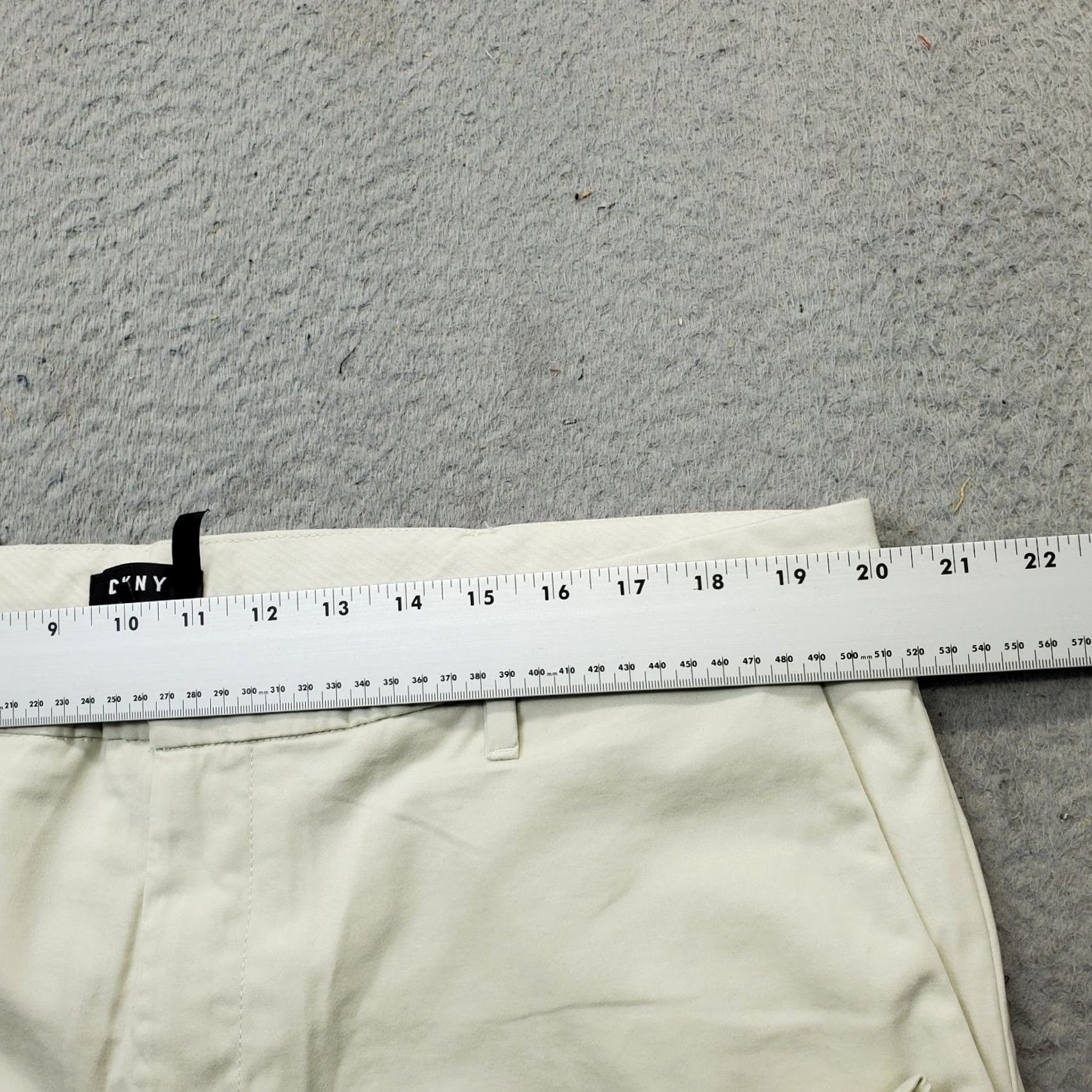 DKNY DKNY Mens Bedford Pants Tan Stretch Slash Pocket Straight Leg Size 40 Inseam 31.25" Flat Front Casual Khakis Size US 40 / EU 56 - 6 Thumbnail