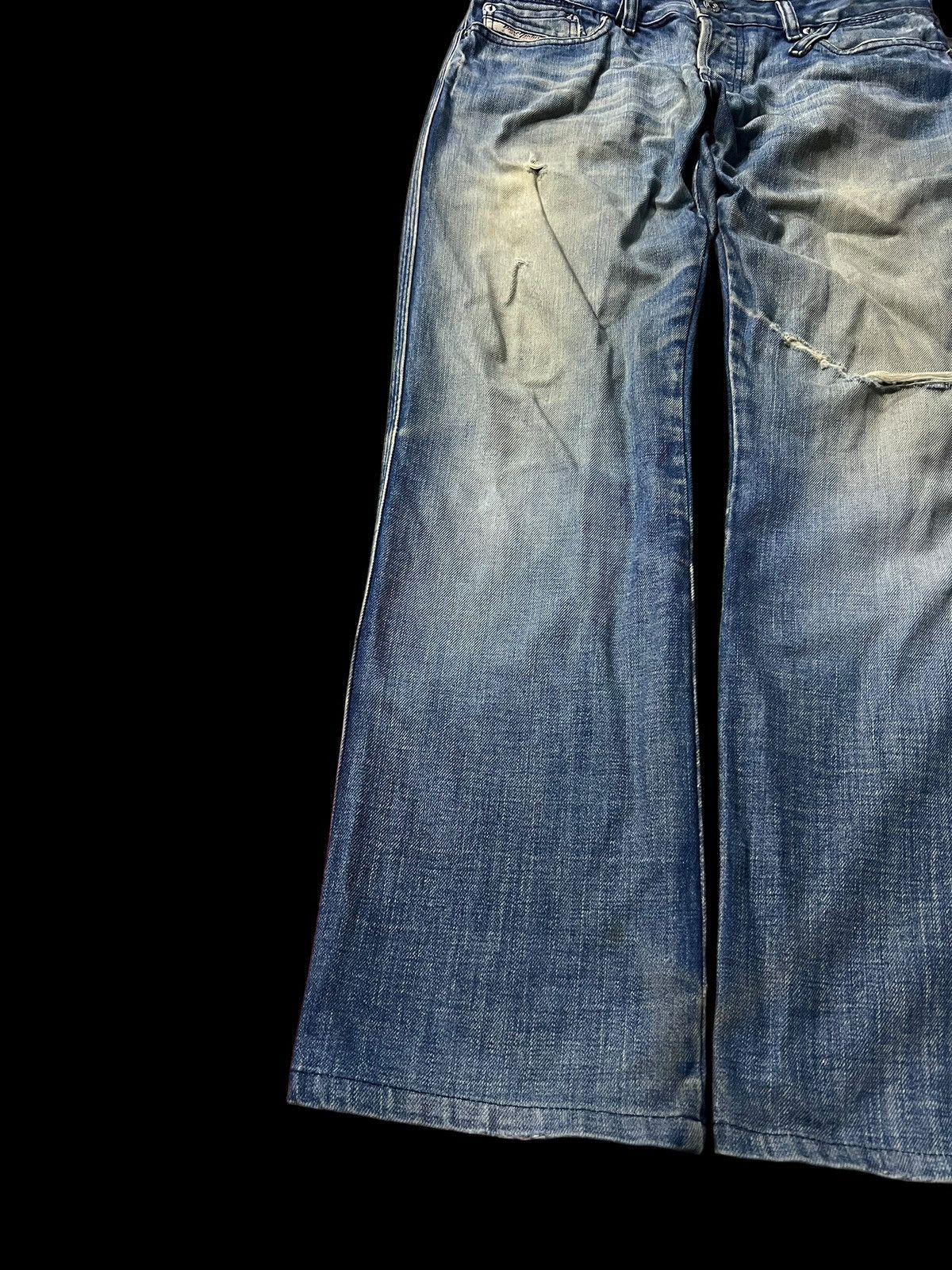 Diesel × If Six Was Nine × Le Grande Bleu (L.G.B.) 💥Baggy💥Diesel Industry Mud Wash Distress Jeans Size US 31 - 3 Thumbnail