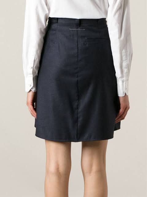 Maison Margiela Fall14 Wool Skirt Size S / US 4 / IT 40 - 2 Thumbnail