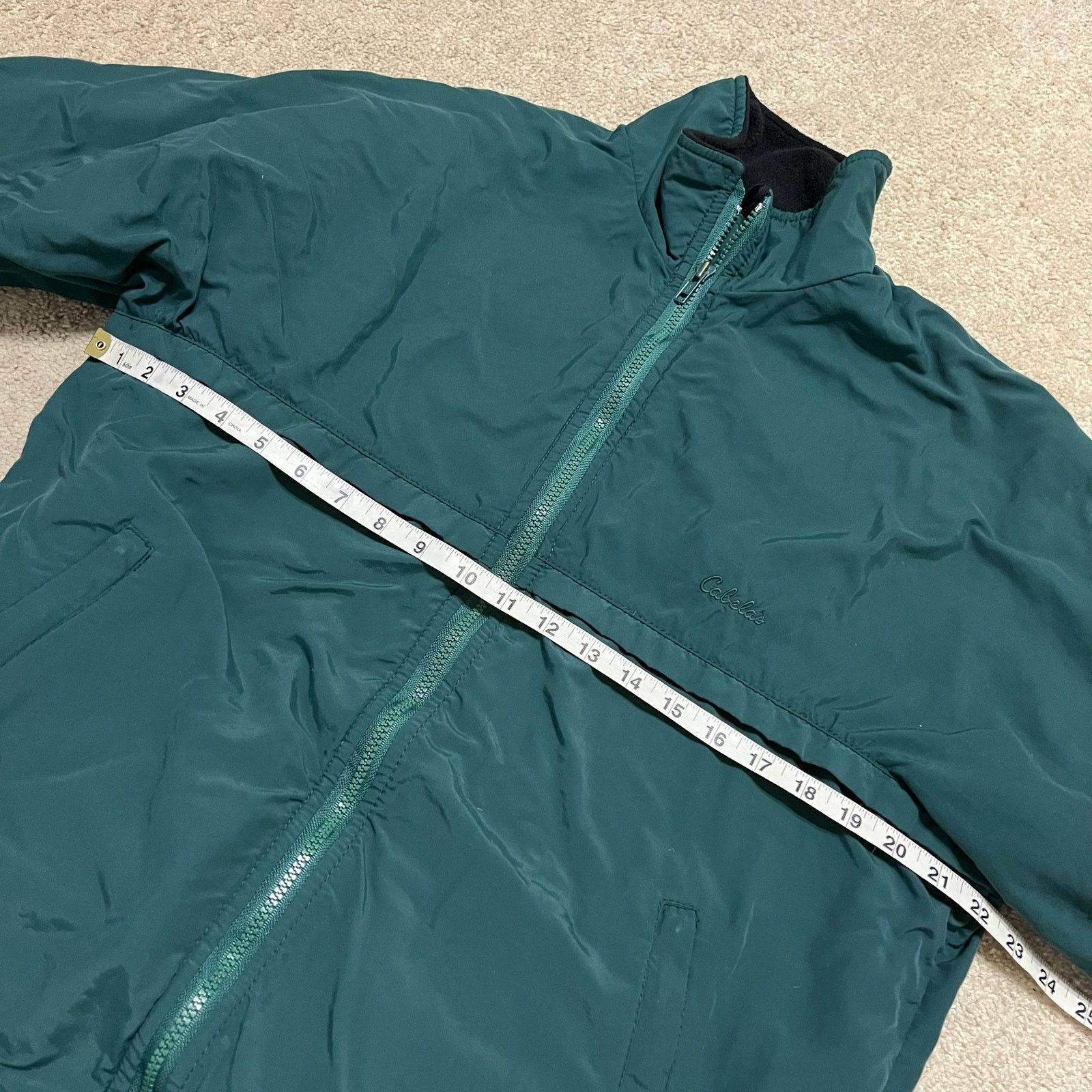 Cabelas Vintage Cabelas Lined Dark Green Puffer Jacket Medium Size US M / EU 48-50 / 2 - 5 Thumbnail