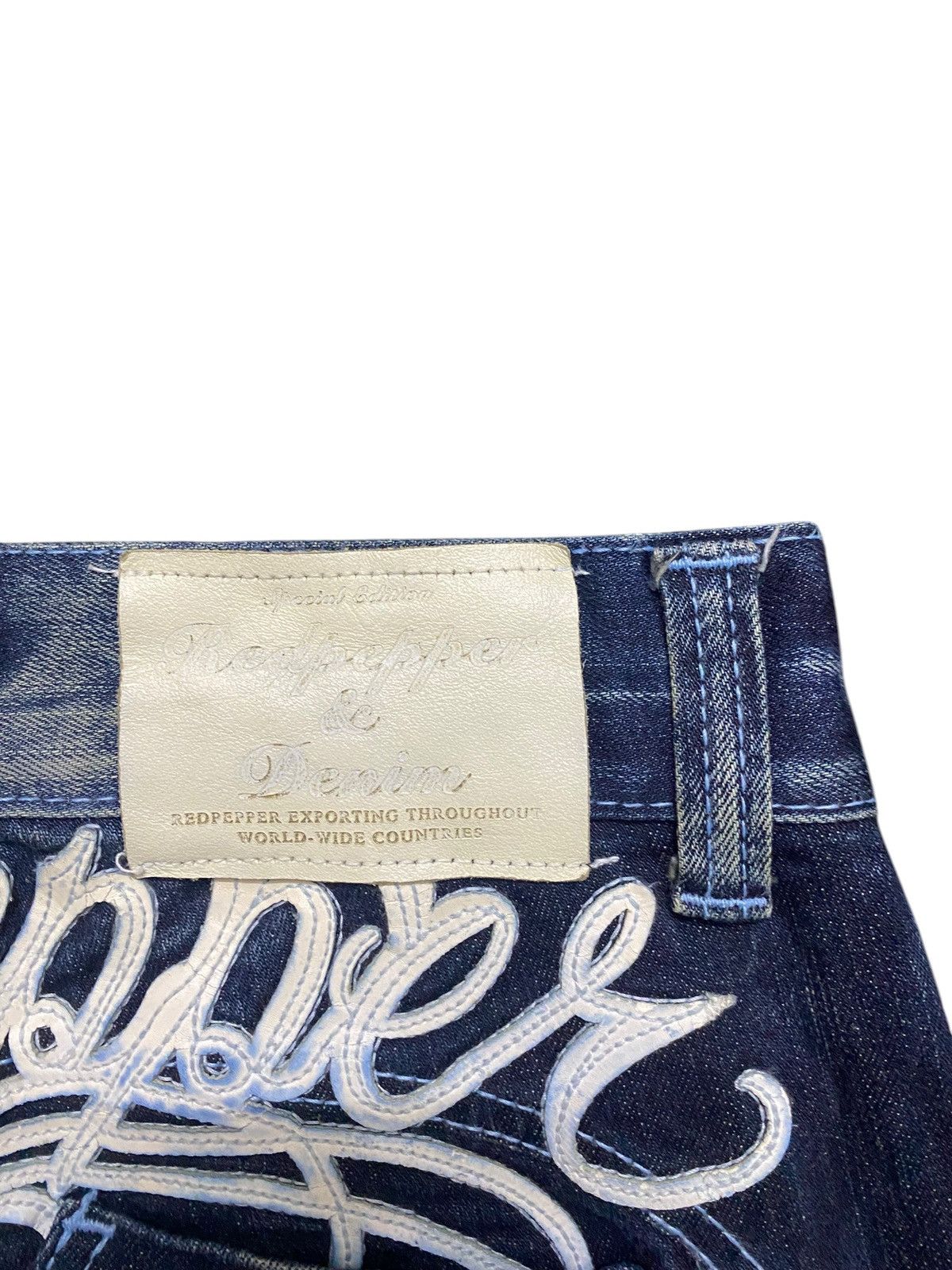 If Six Was Nine Red Pepper Attitude Studded Jeans Size US 29 - 10 Thumbnail