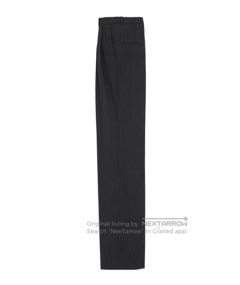 Saint Laurent Paris Saint Laurent Paris High-Waisted Striped Trousers Size US 28 / EU 44 - 6 Thumbnail