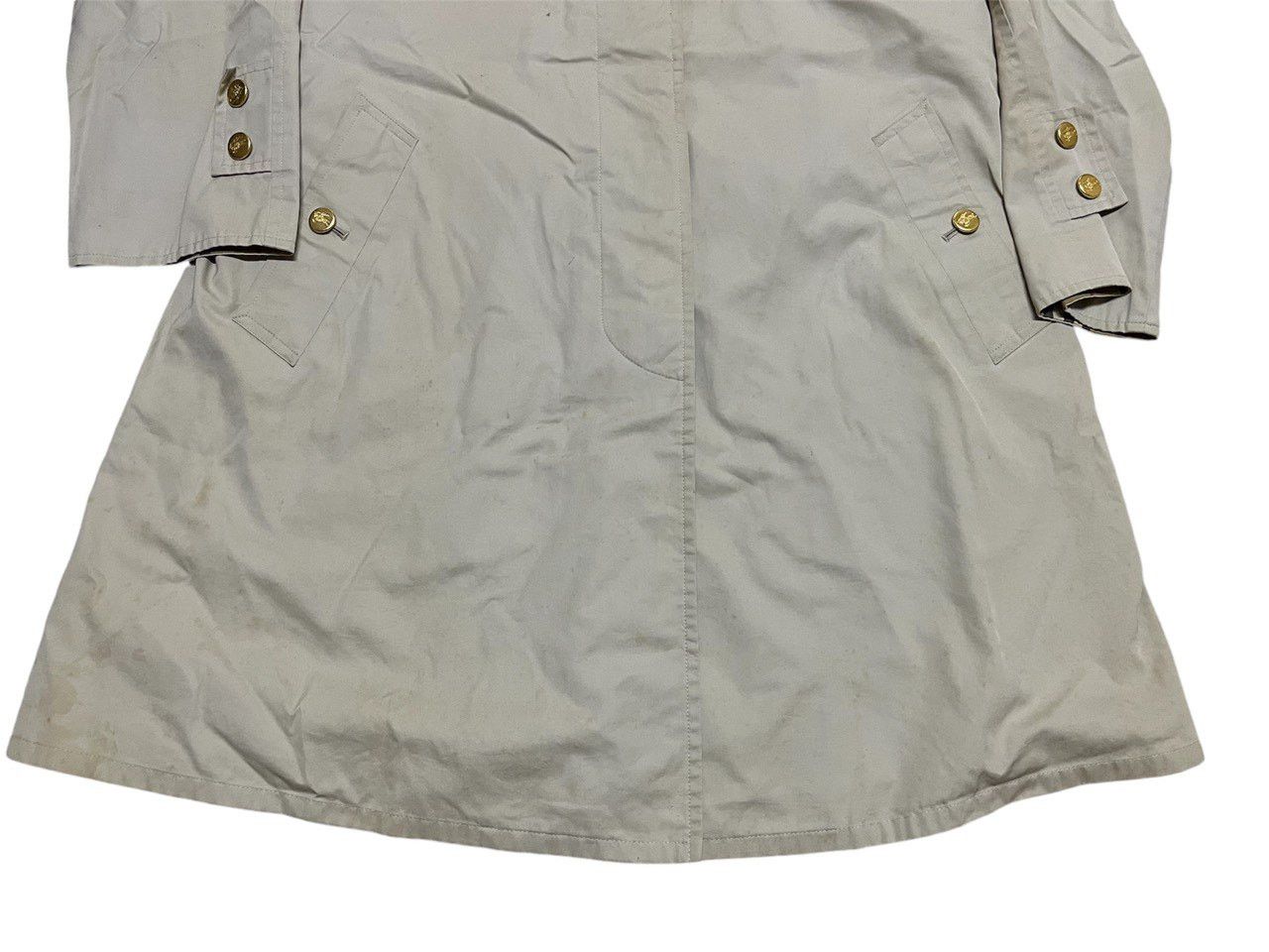 Burberry Burberry Nova Check Gold Button Trench Coat Size US L / EU 52-54 / 3 - 7 Thumbnail