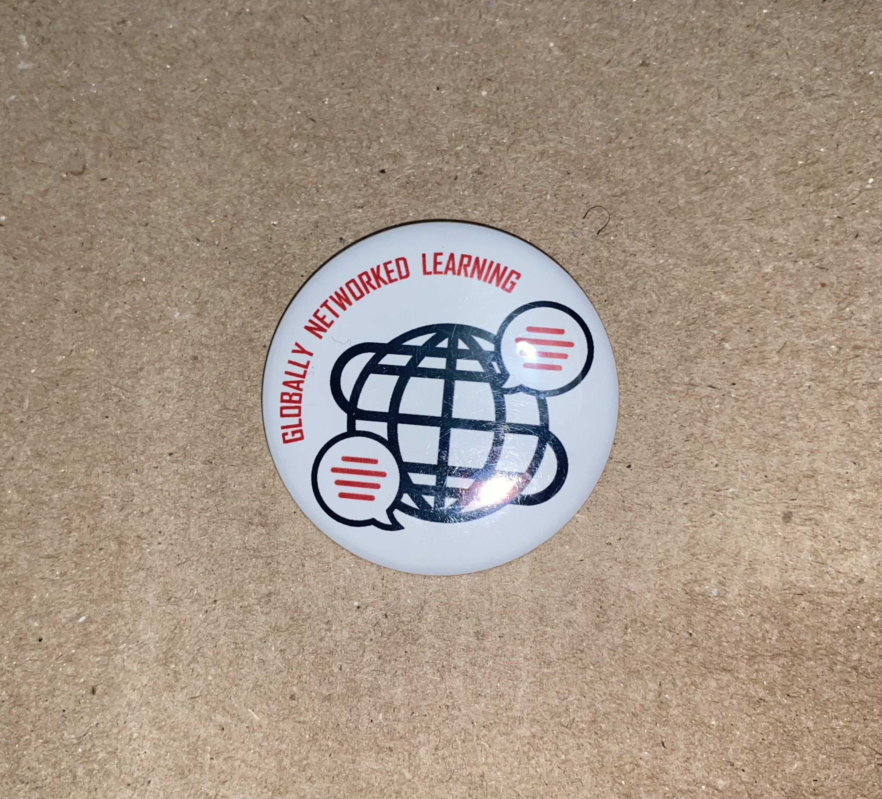 Other Globally Networked Learning Button Pin Lapel Brooch College Size ONE SIZE - 1 Thumbnail